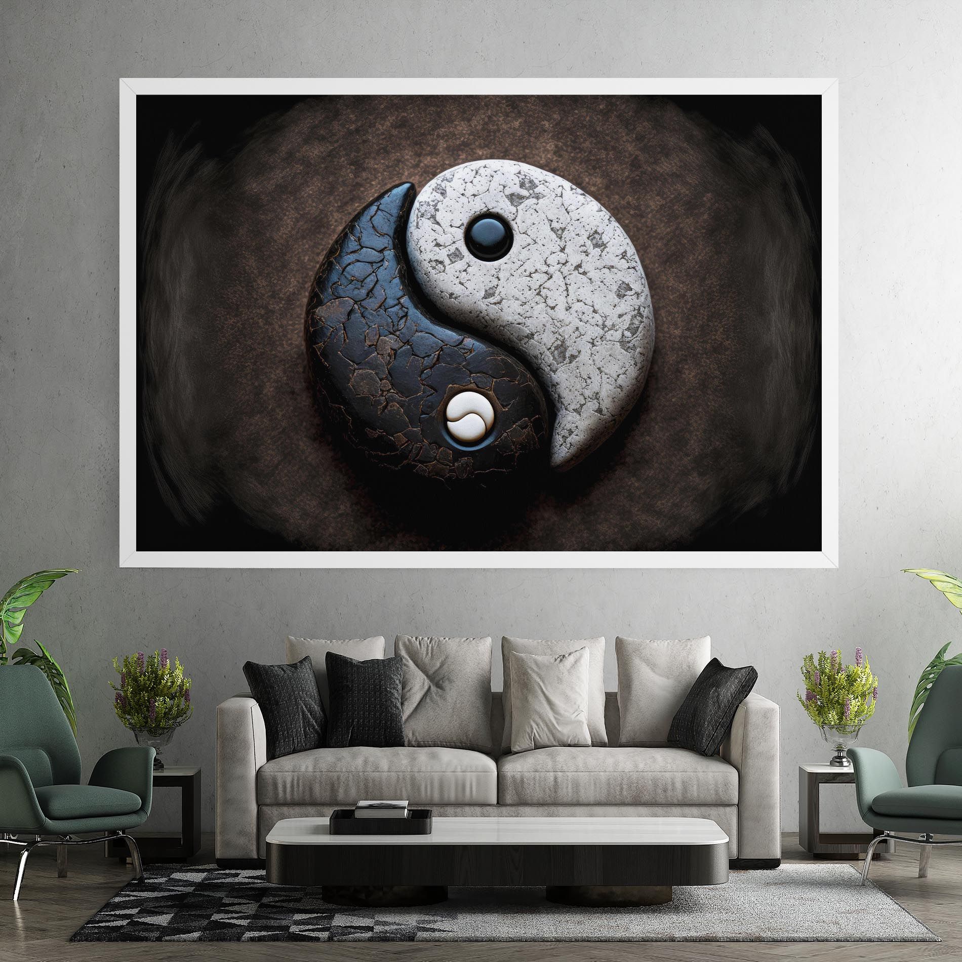 Black Stone Yinyang mockup 7