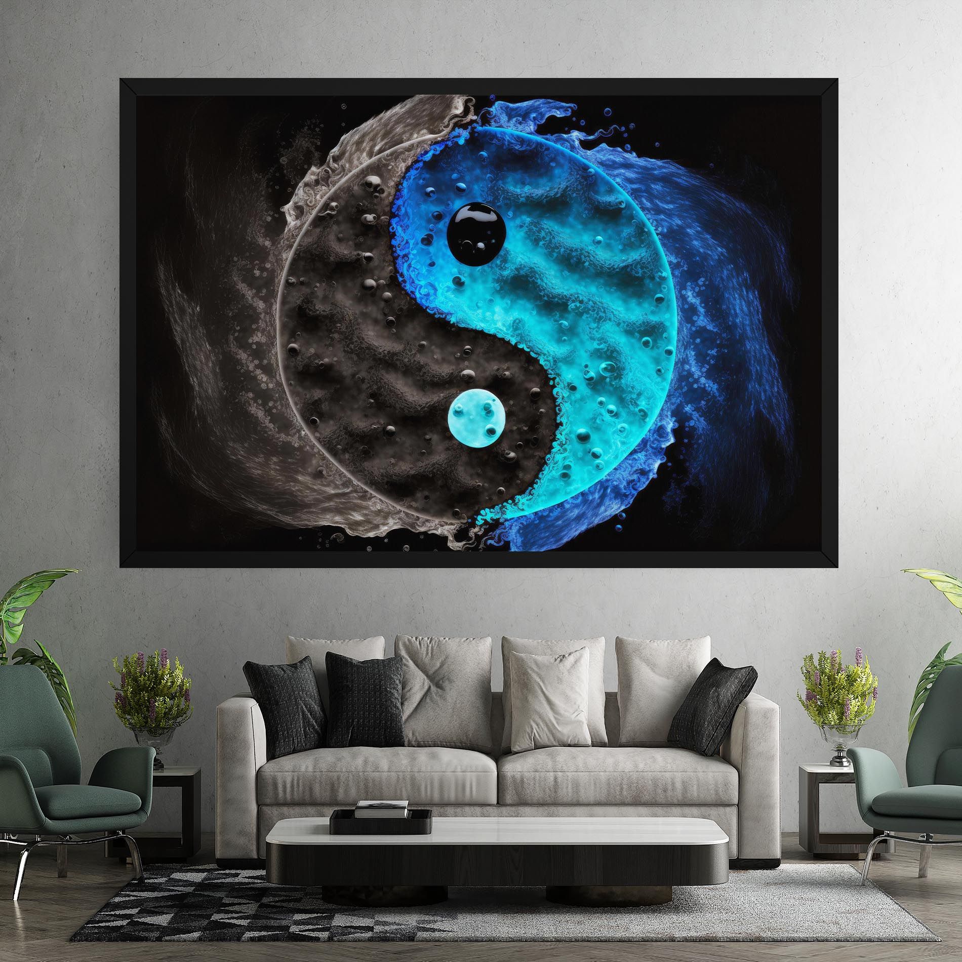 Blue Water Yinyang mockup 7