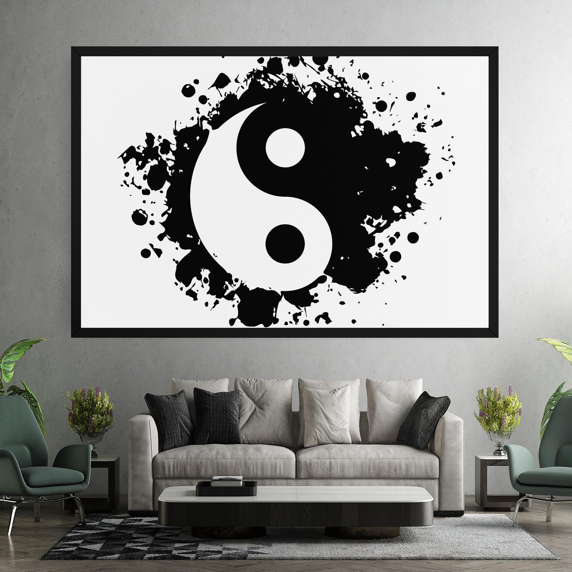 Leinwandbild Yinyang Harmony mockup 7