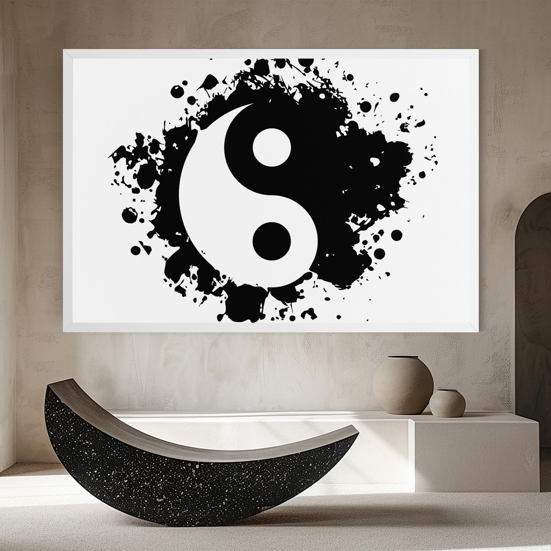 Leinwandbild Yinyang Harmony mockup 8