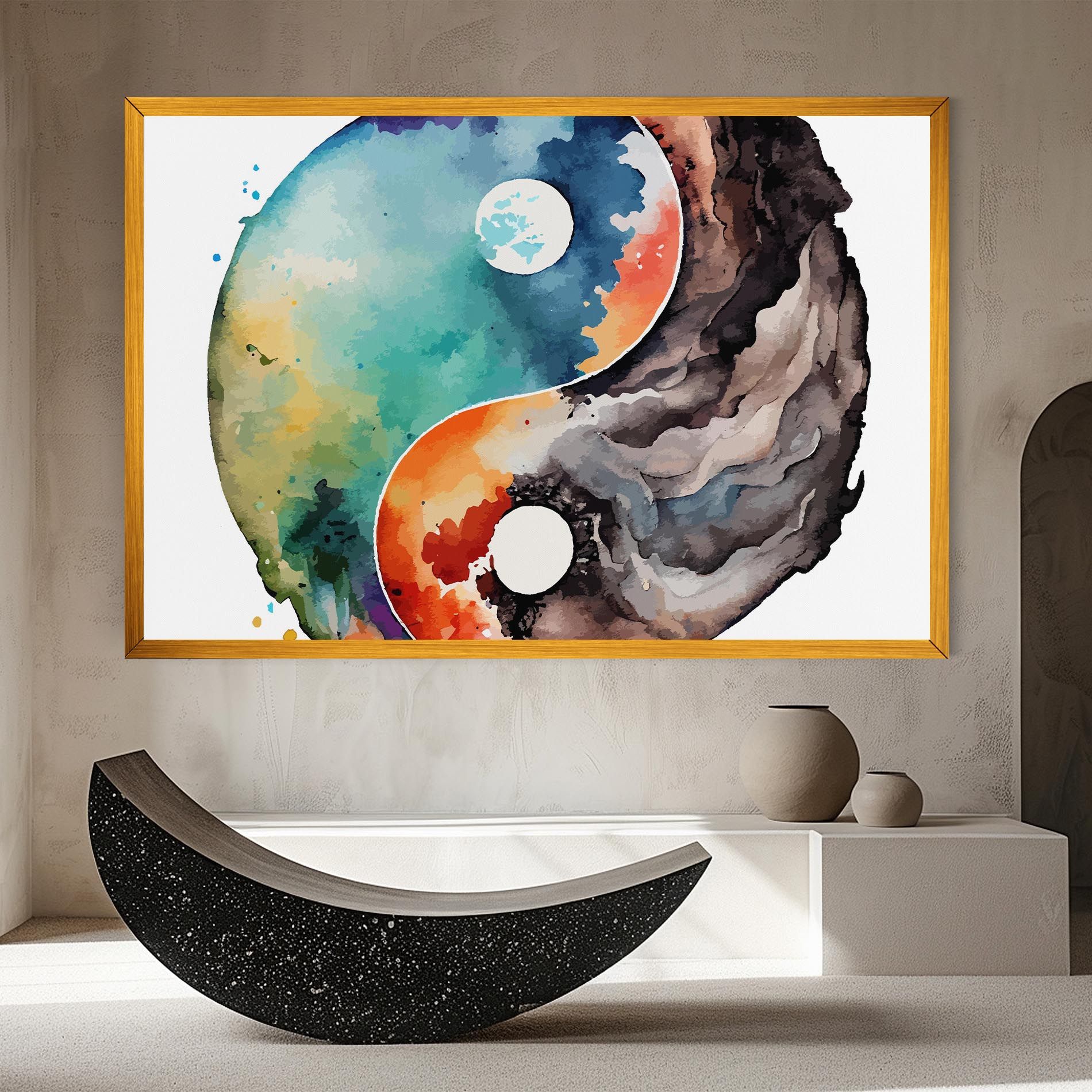Earth Yinyang Art mockup 8