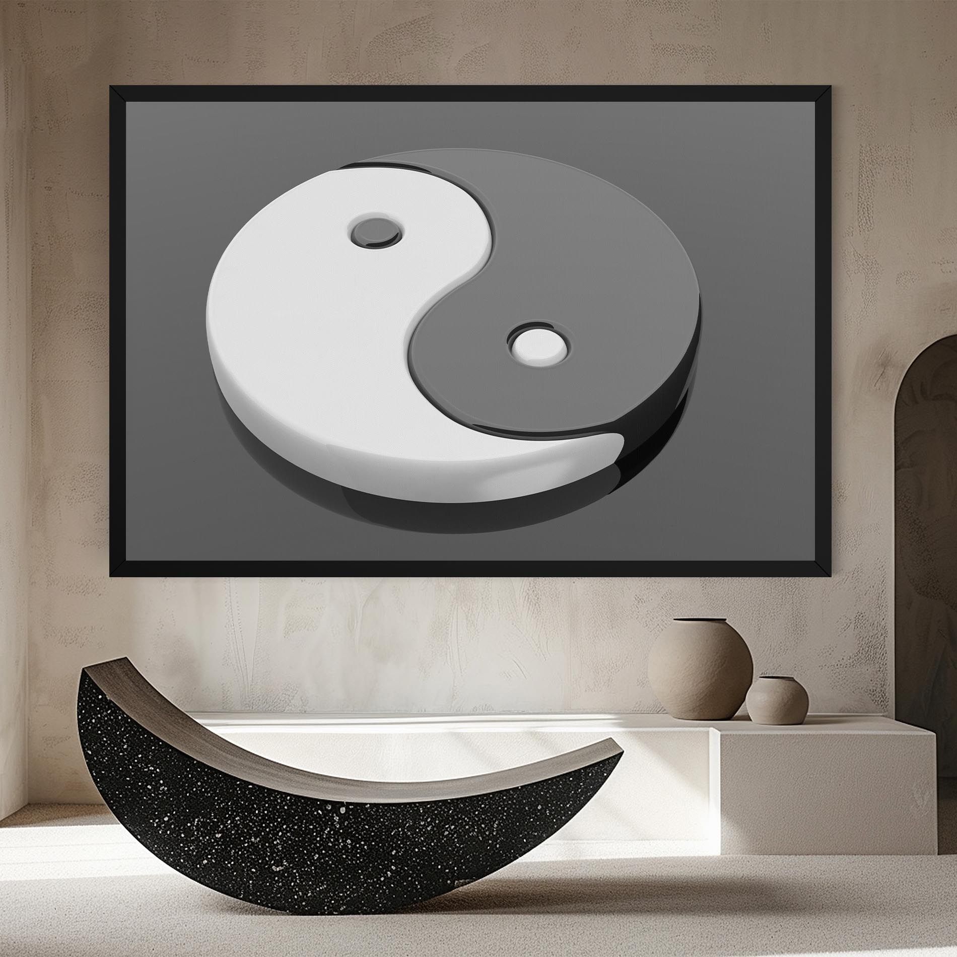 3d Yinyang mockup 8