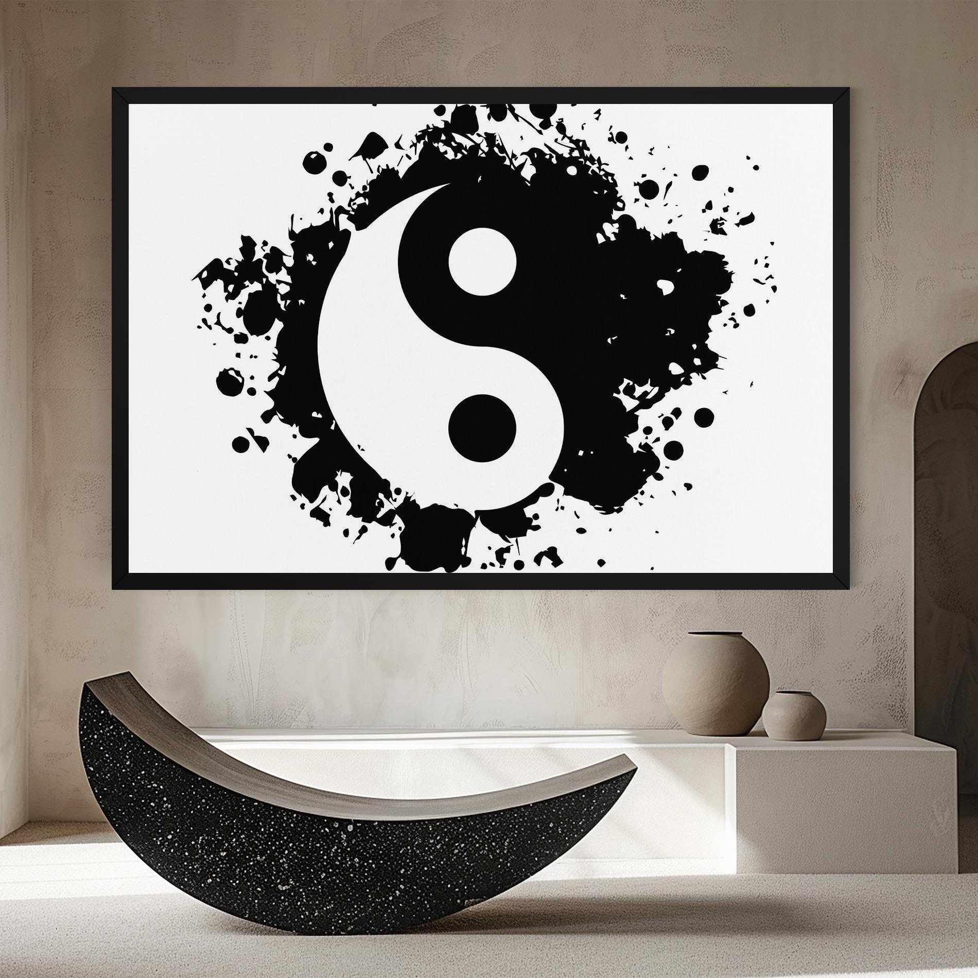 Leinwandbild Yinyang Harmony mockup 8
