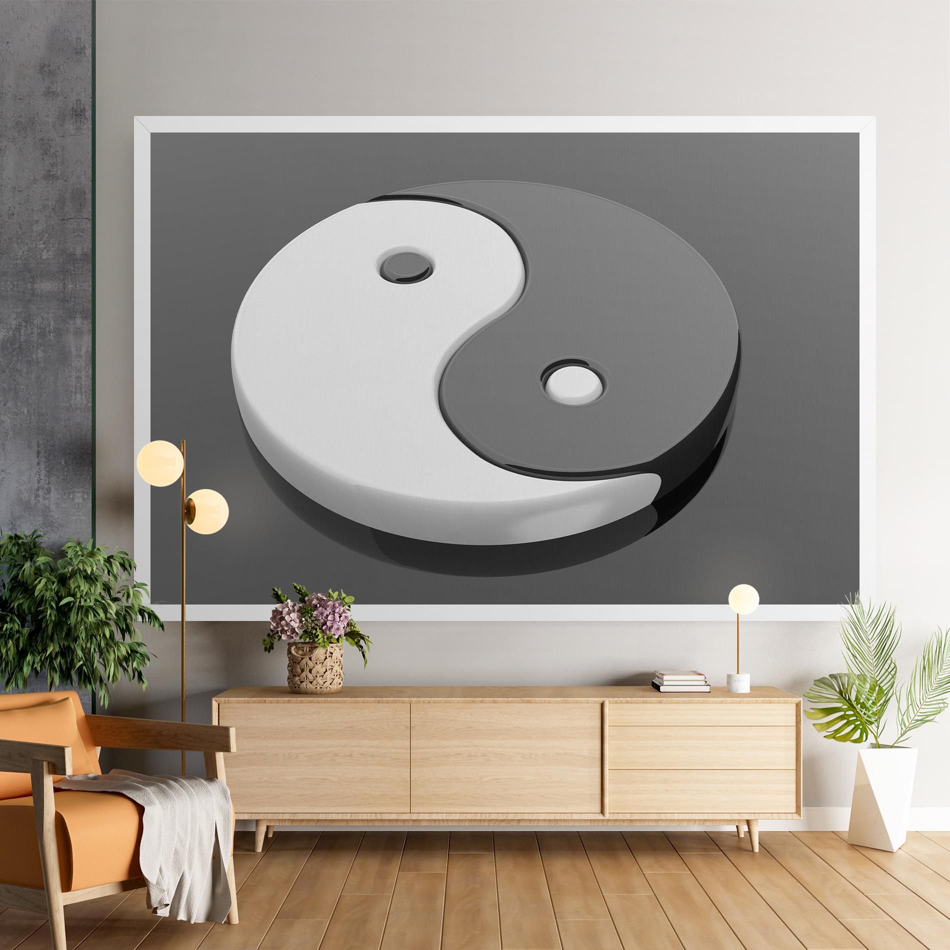 3d Yinyang mockup 9