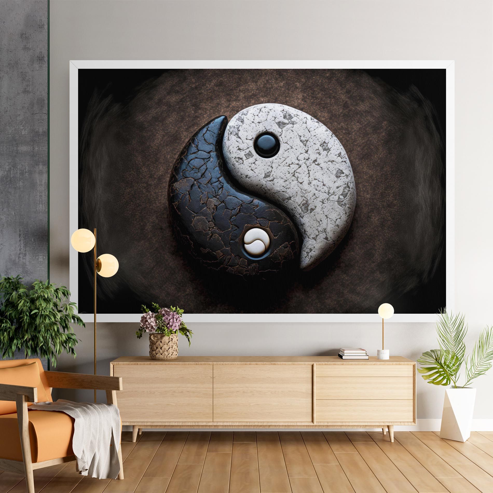 Black Stone Yinyang mockup 9