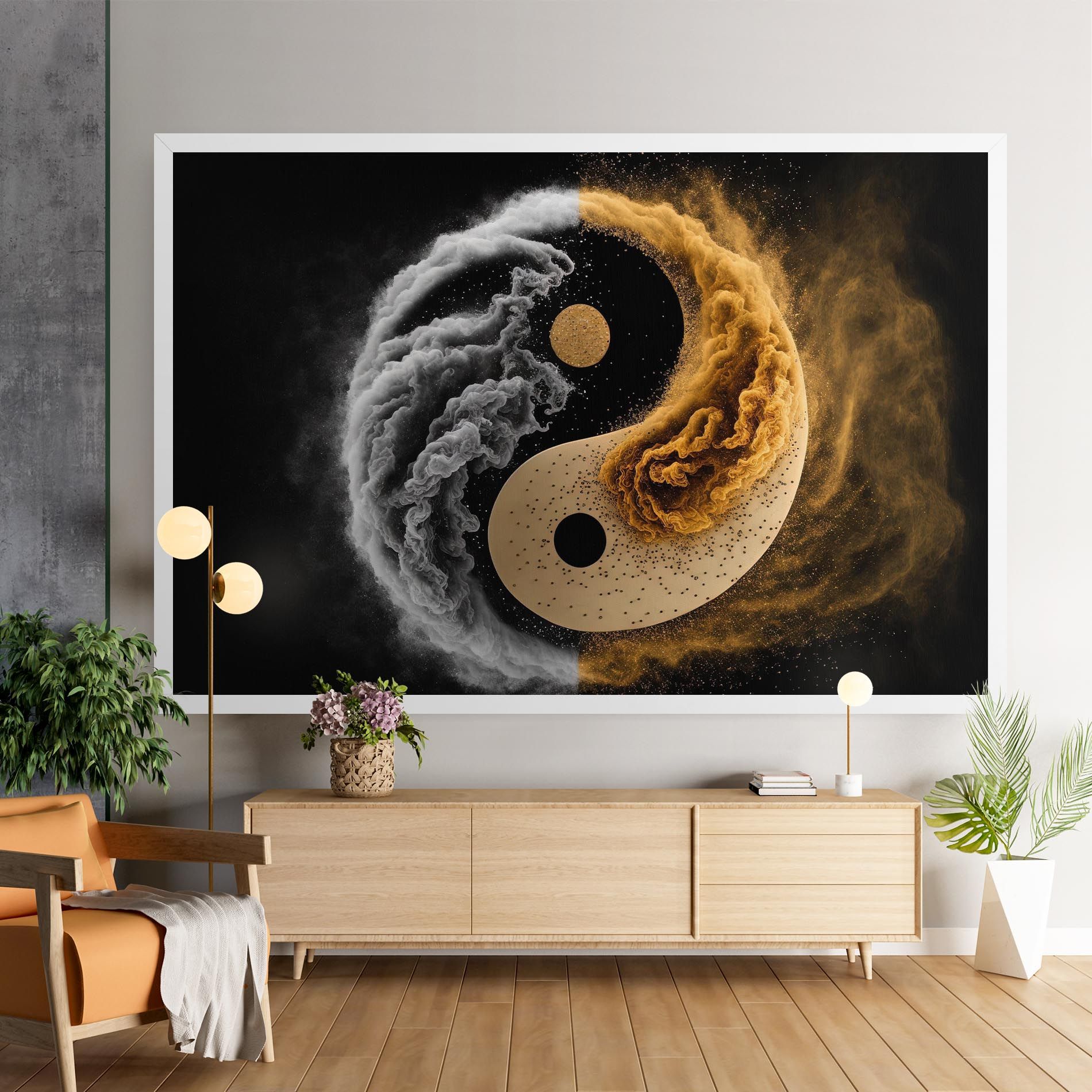 Cream Smoke Yinyang mockup 9