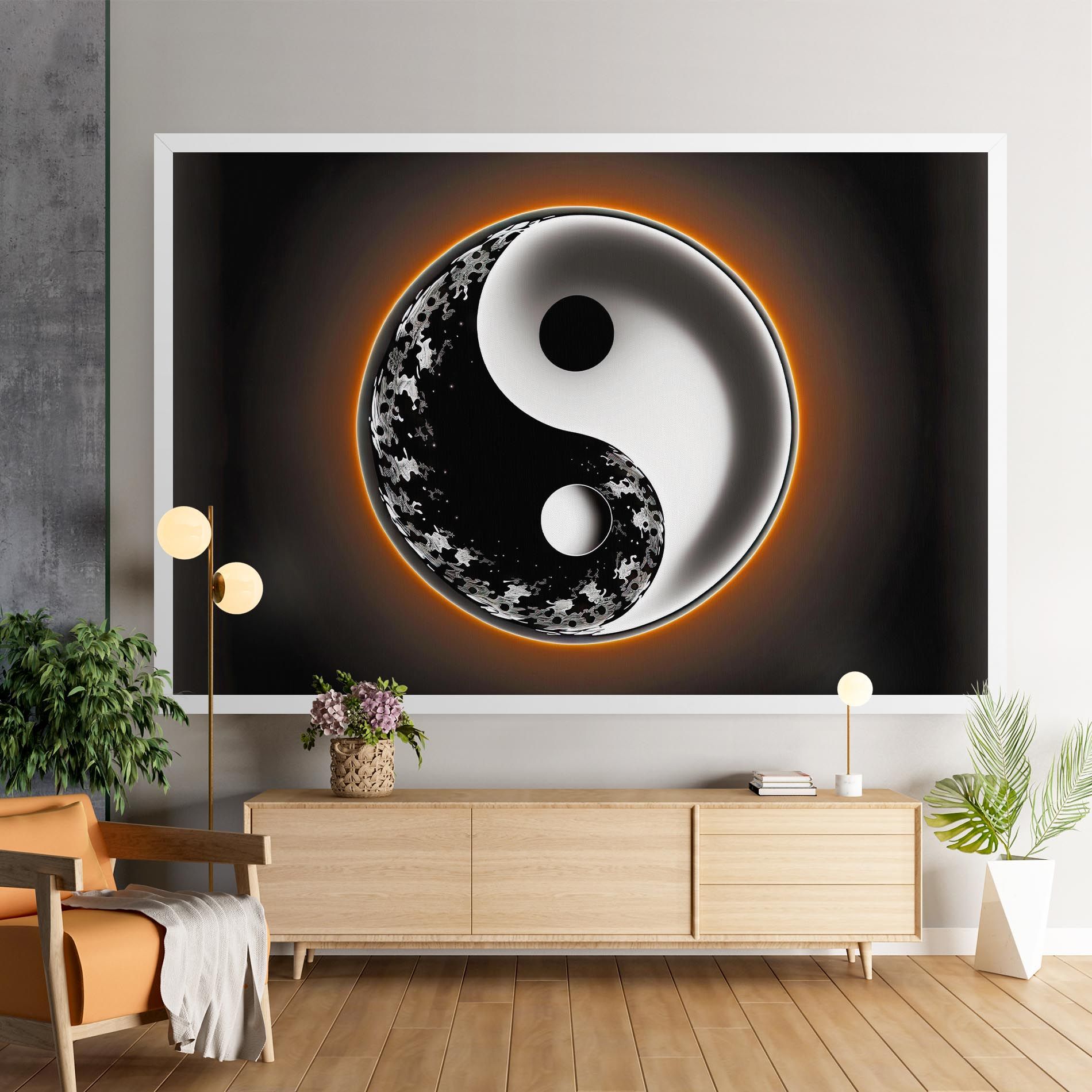 Purple Light Yinyang mockup 9
