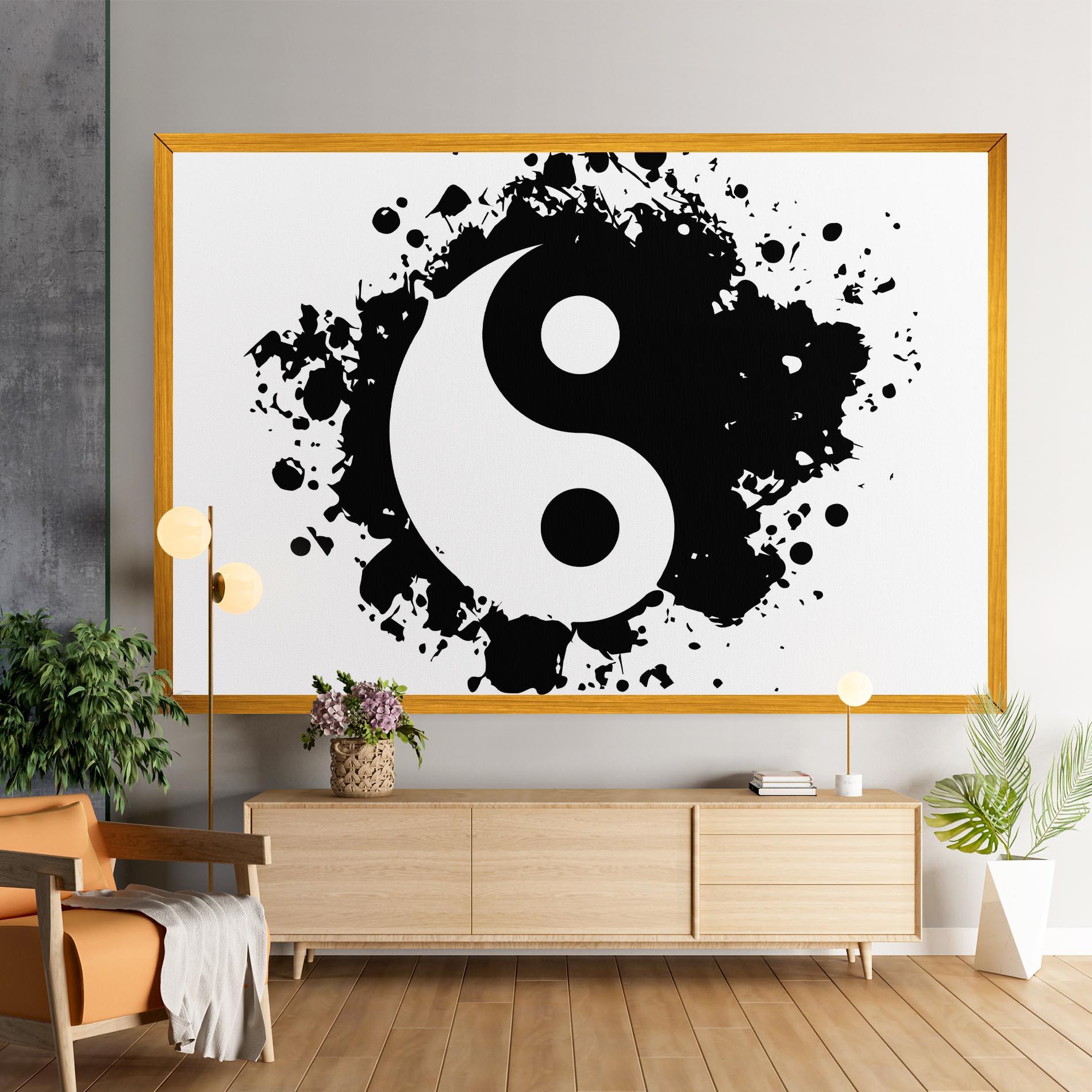 Leinwandbild Yinyang Harmony mockup 9