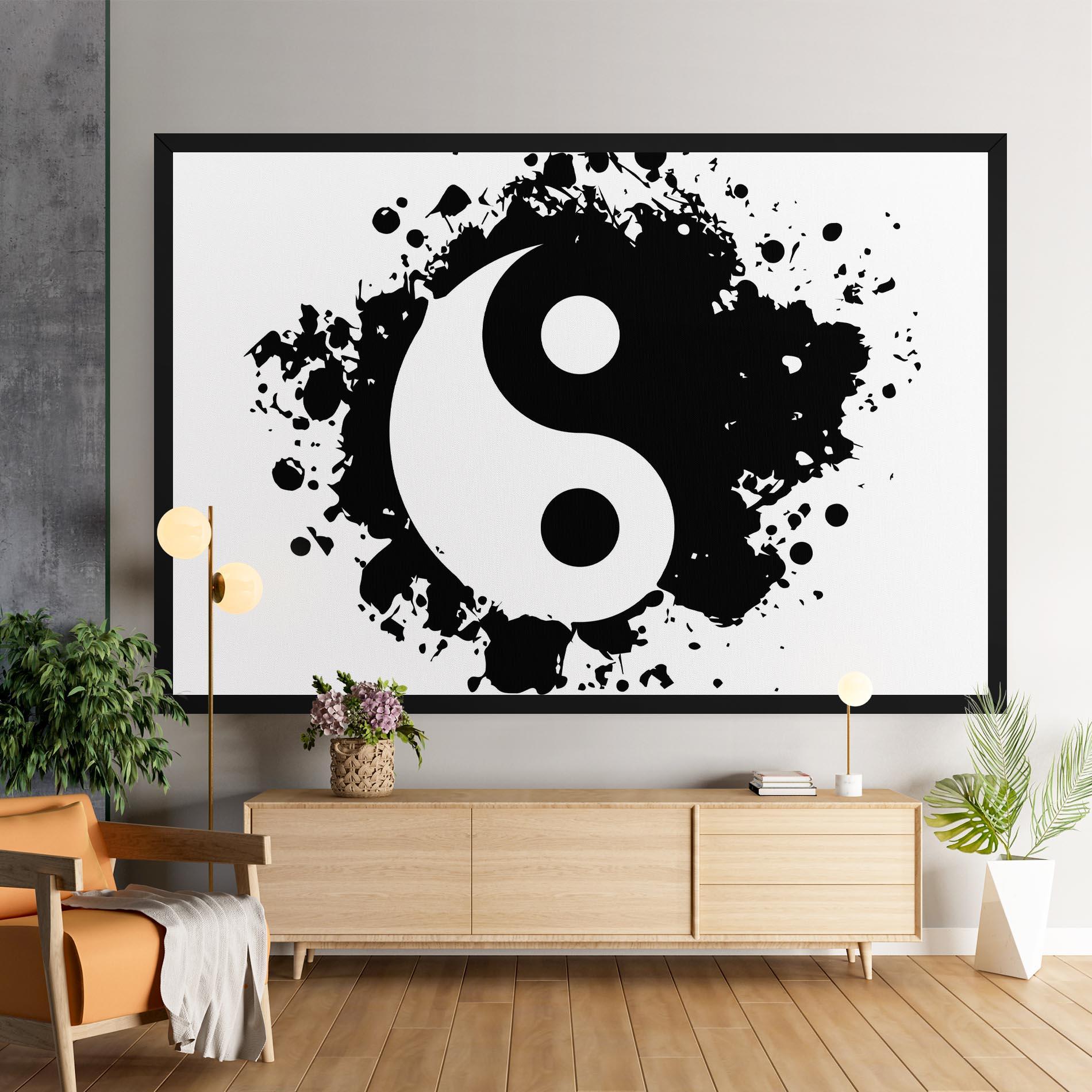Leinwandbild Yinyang Harmony mockup 9
