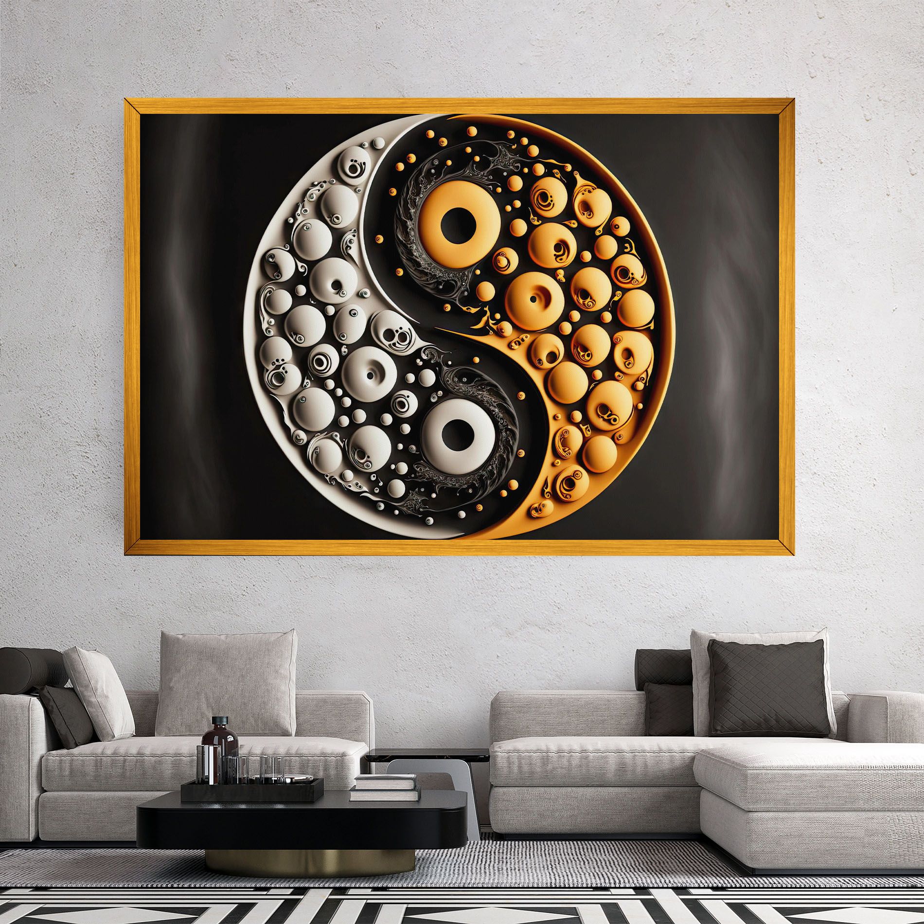 Cream Balls Yinyang mockup 2