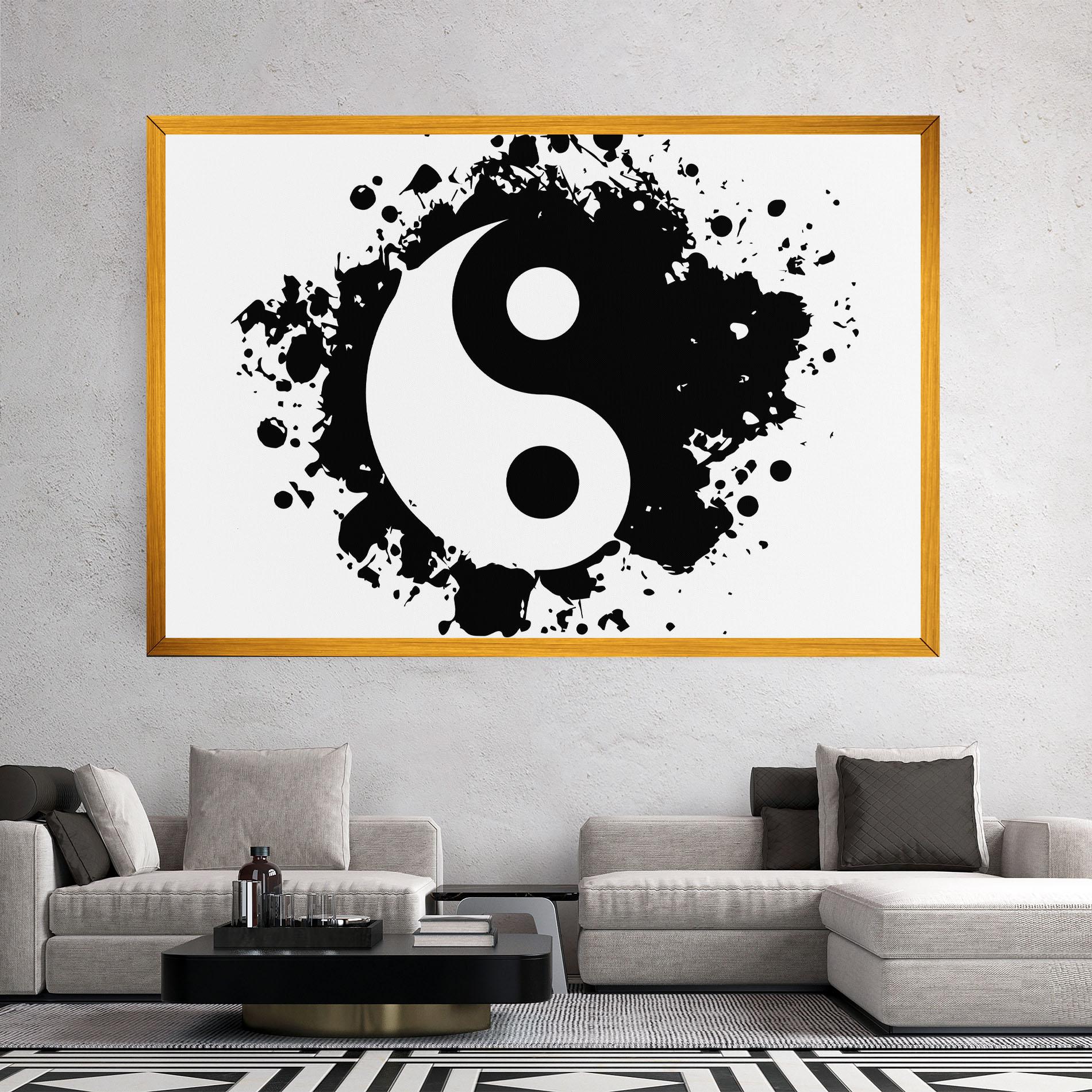 Leinwandbild Yinyang Harmony mockup 2
