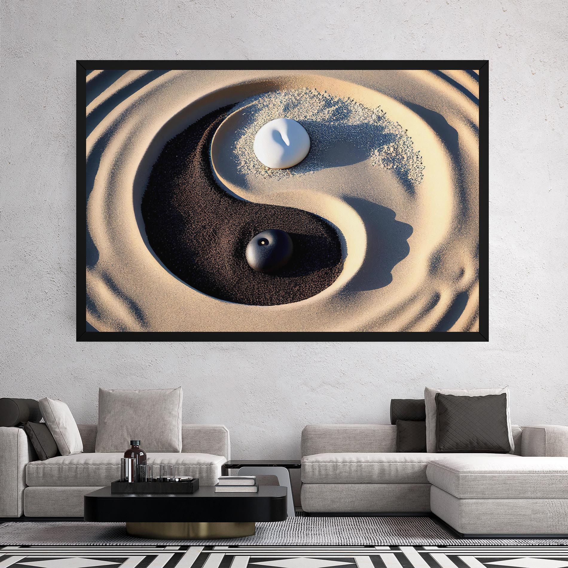 Black Sand Yinyang mockup 2