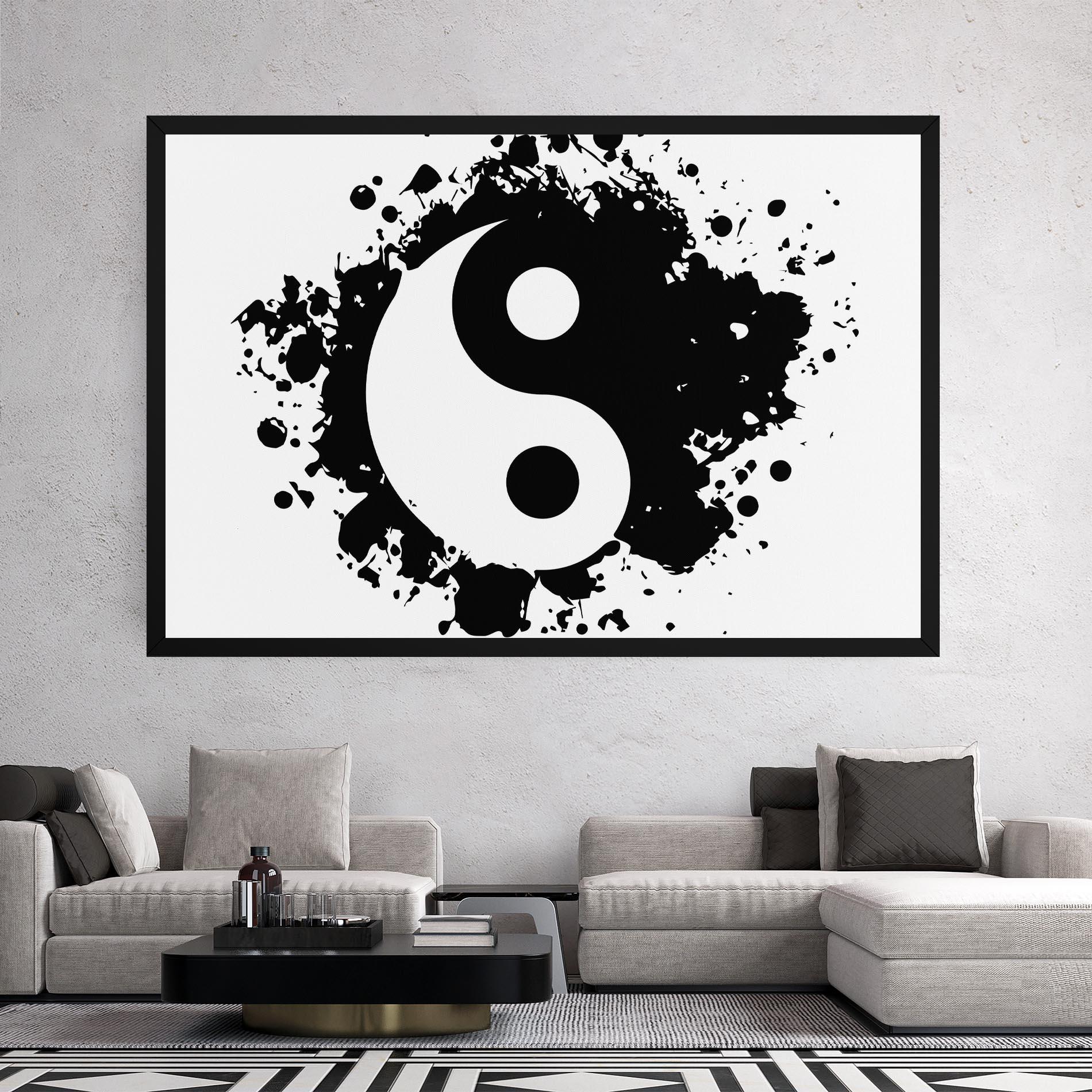 Leinwandbild Yinyang Harmony mockup 2