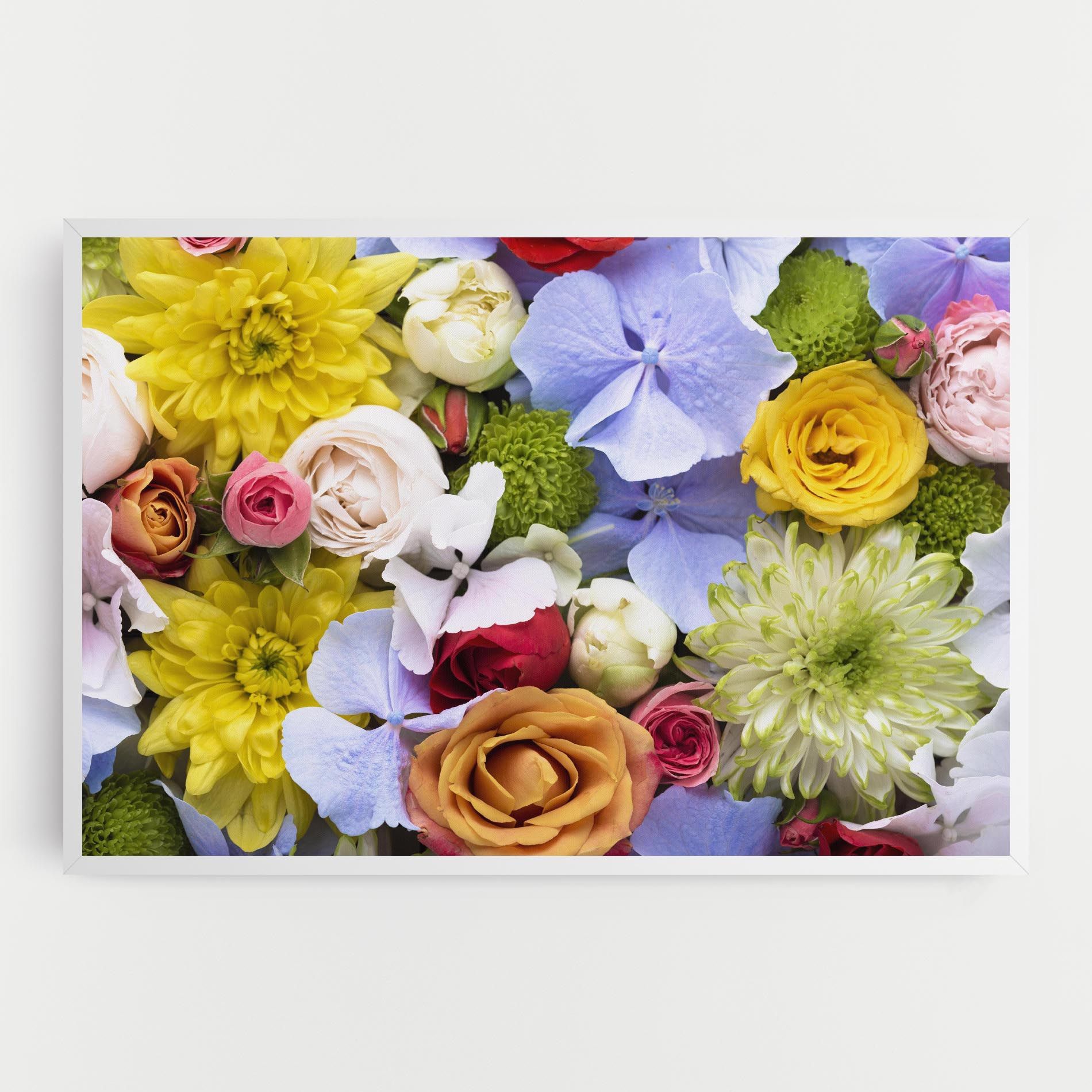 Color Mix Flower Bouquet mockup 0