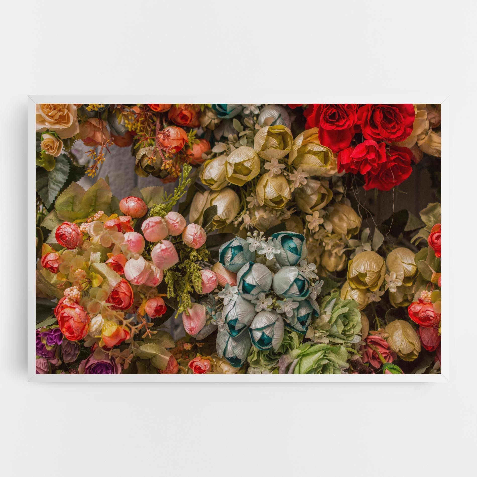 Fake Flowers Wall mockup 0
