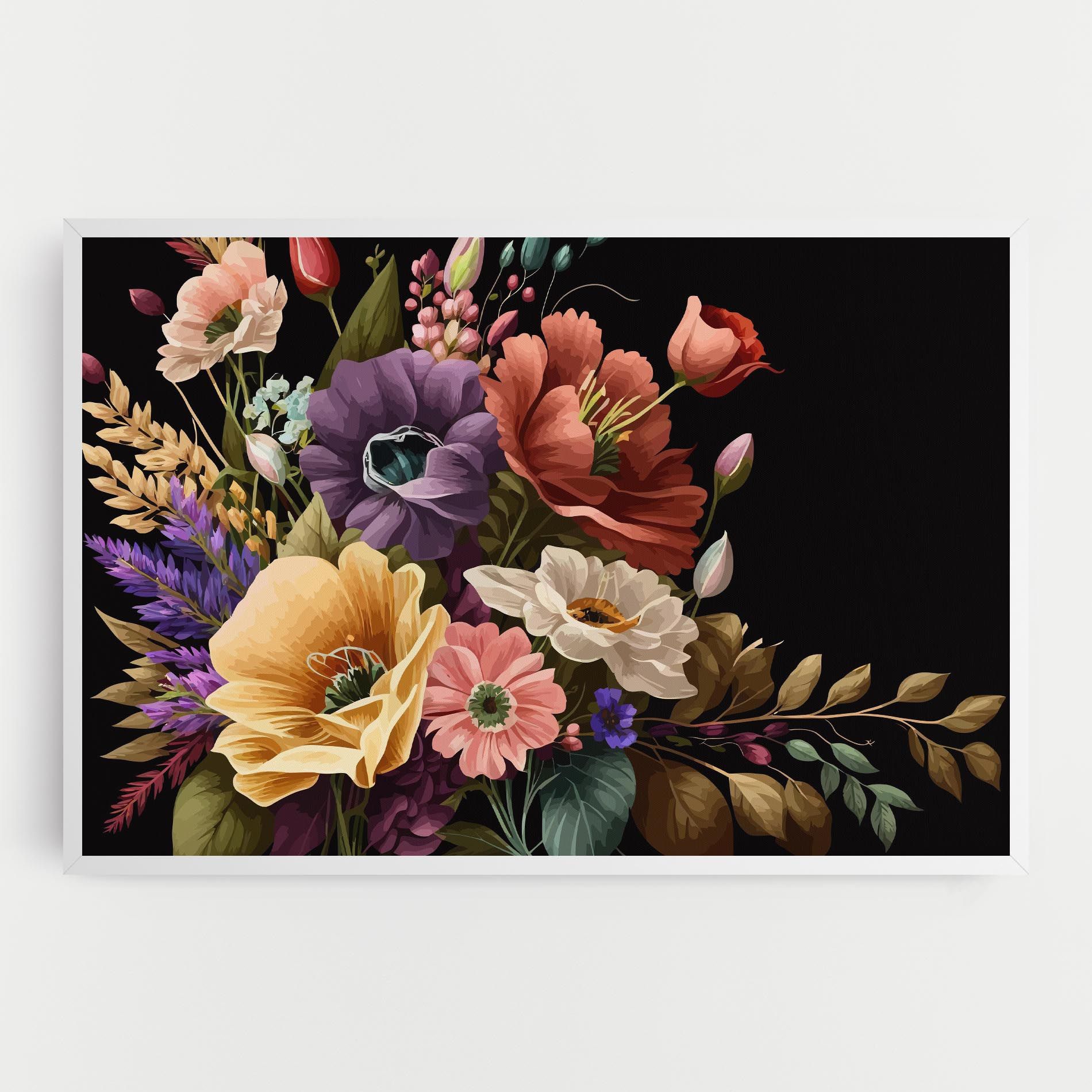 Vintage Bouquet Art mockup 0