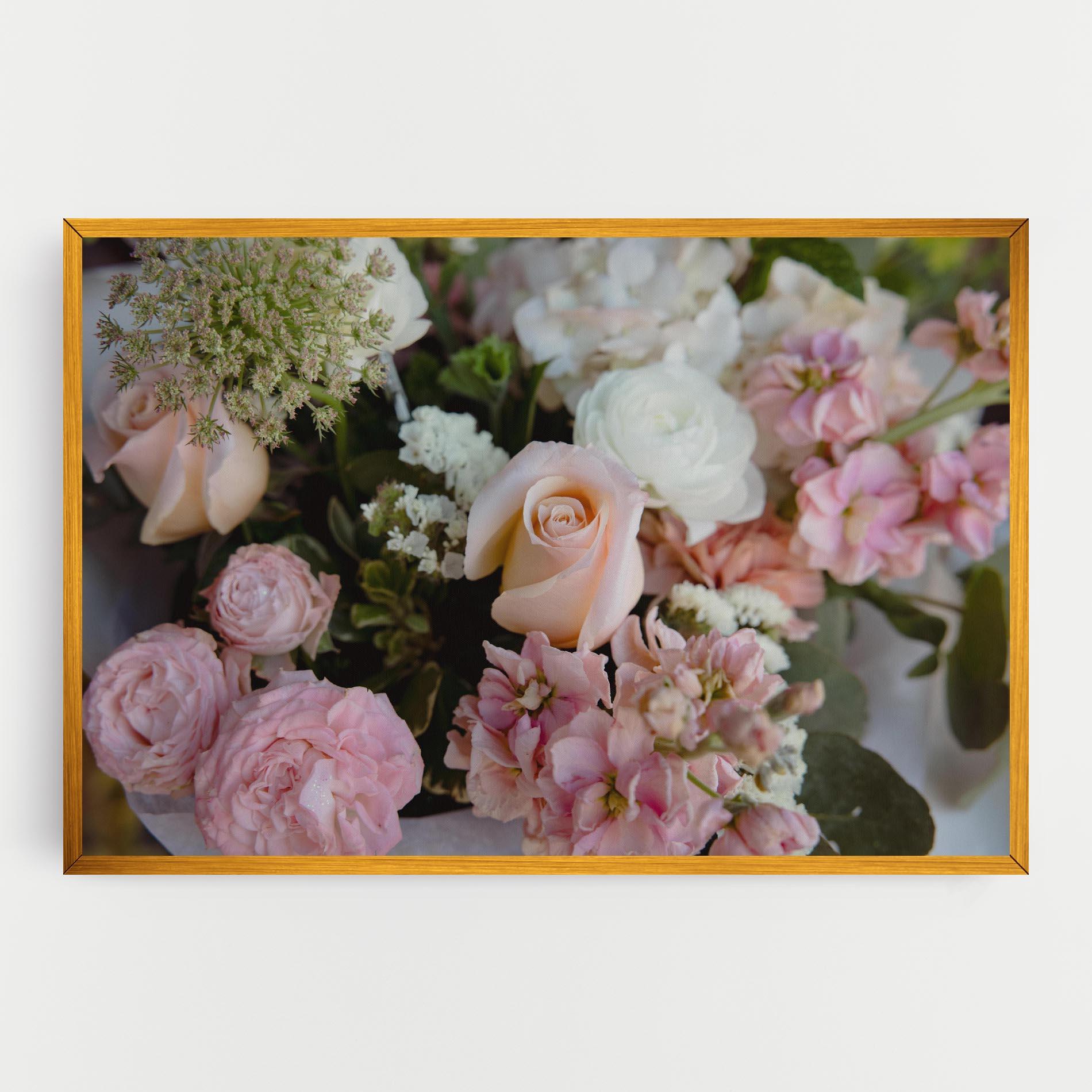 Leinwandbild Beautiful Pink Pastel mockup 0