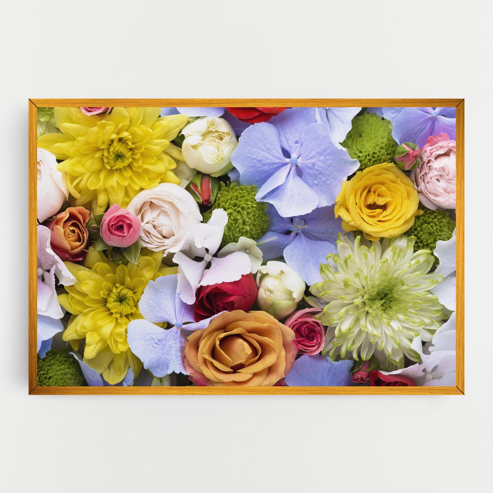 Color Mix Flower Bouquet mockup 0