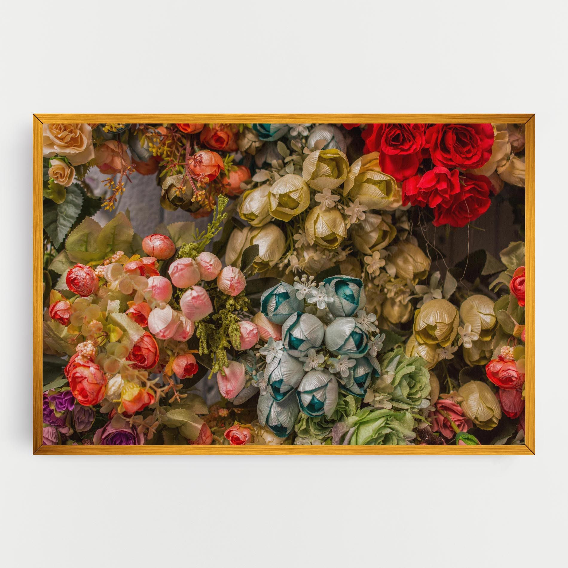 Fake Flowers Wall mockup 0