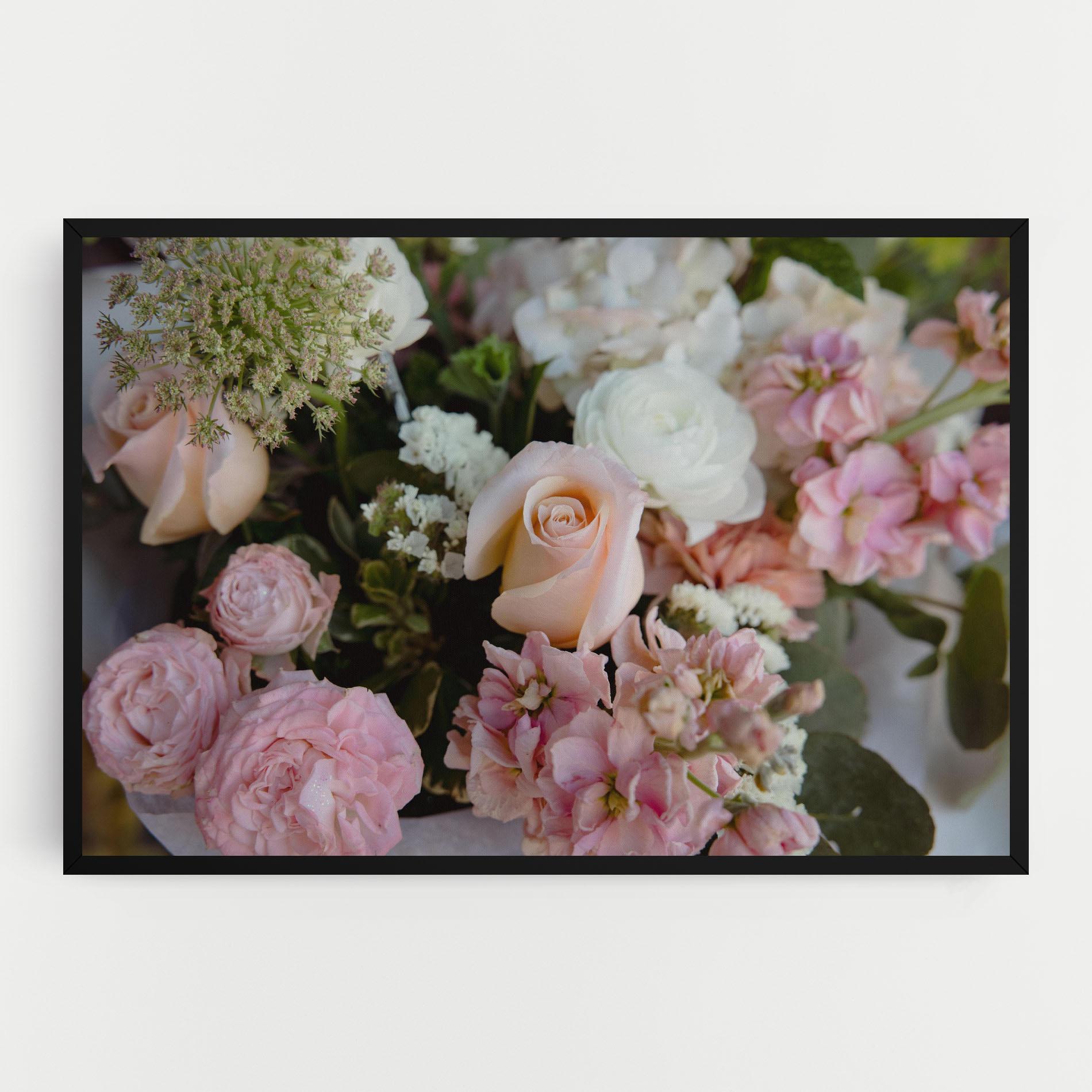 Leinwandbild Beautiful Pink Pastel mockup 0