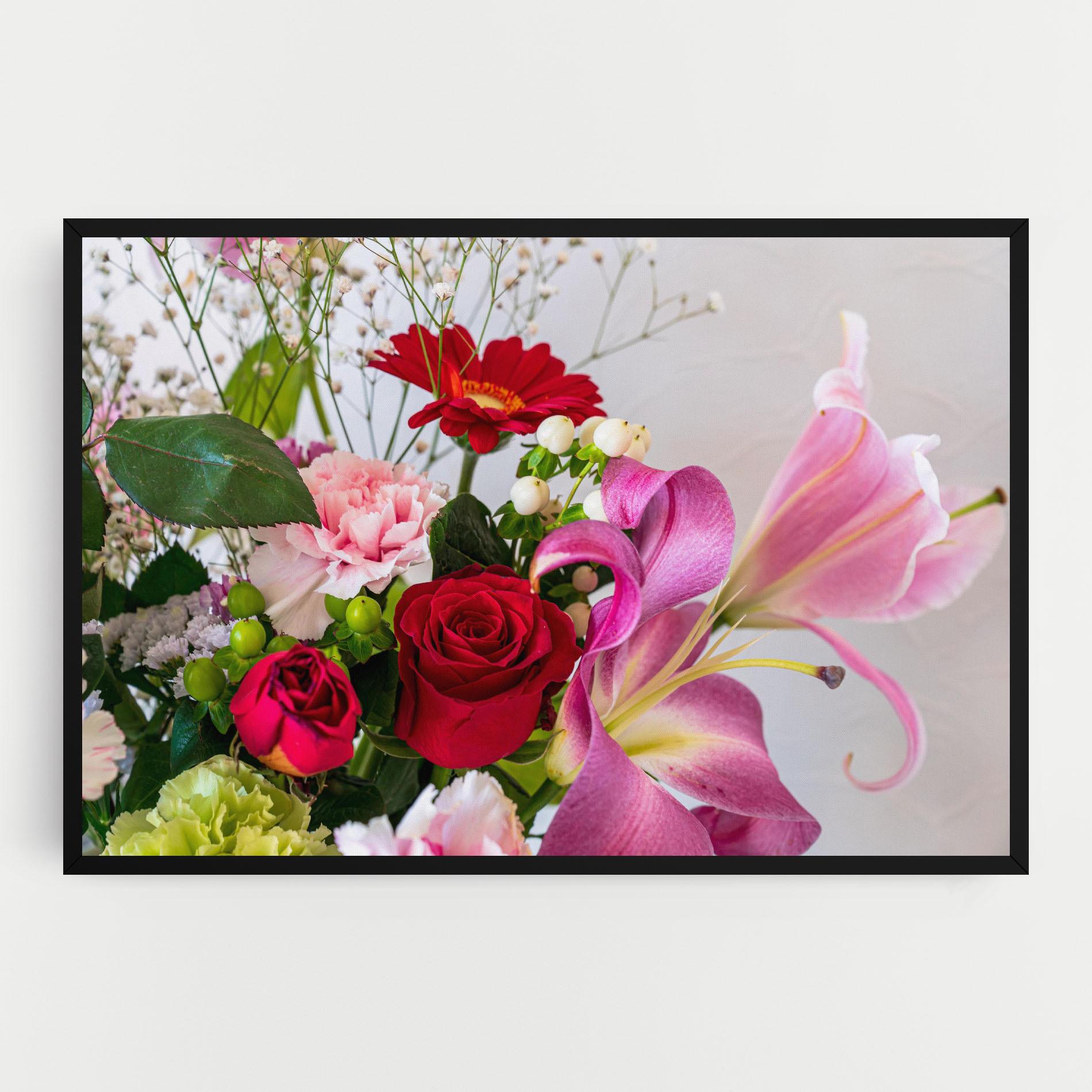 Leinwandbild Bouquet mockup 0