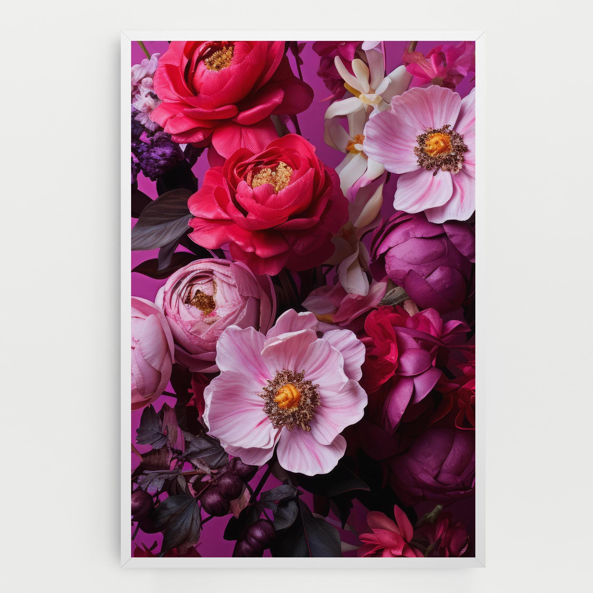 Pink Red Bouquet mockup 0