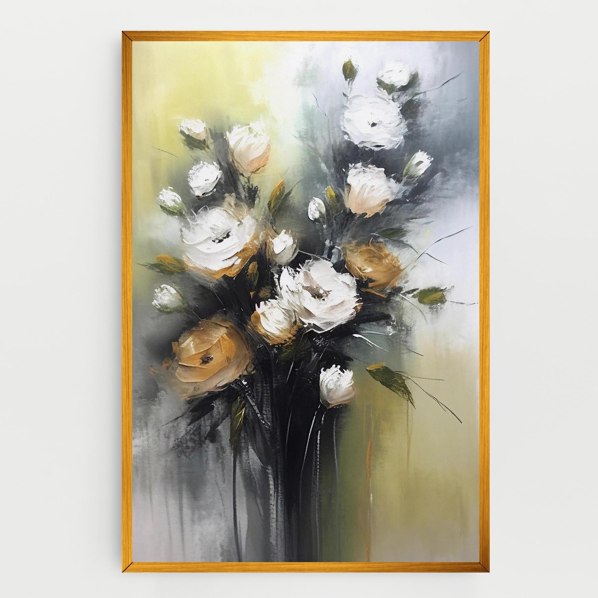 Leinwandbild Bouquet Painting mockup 0