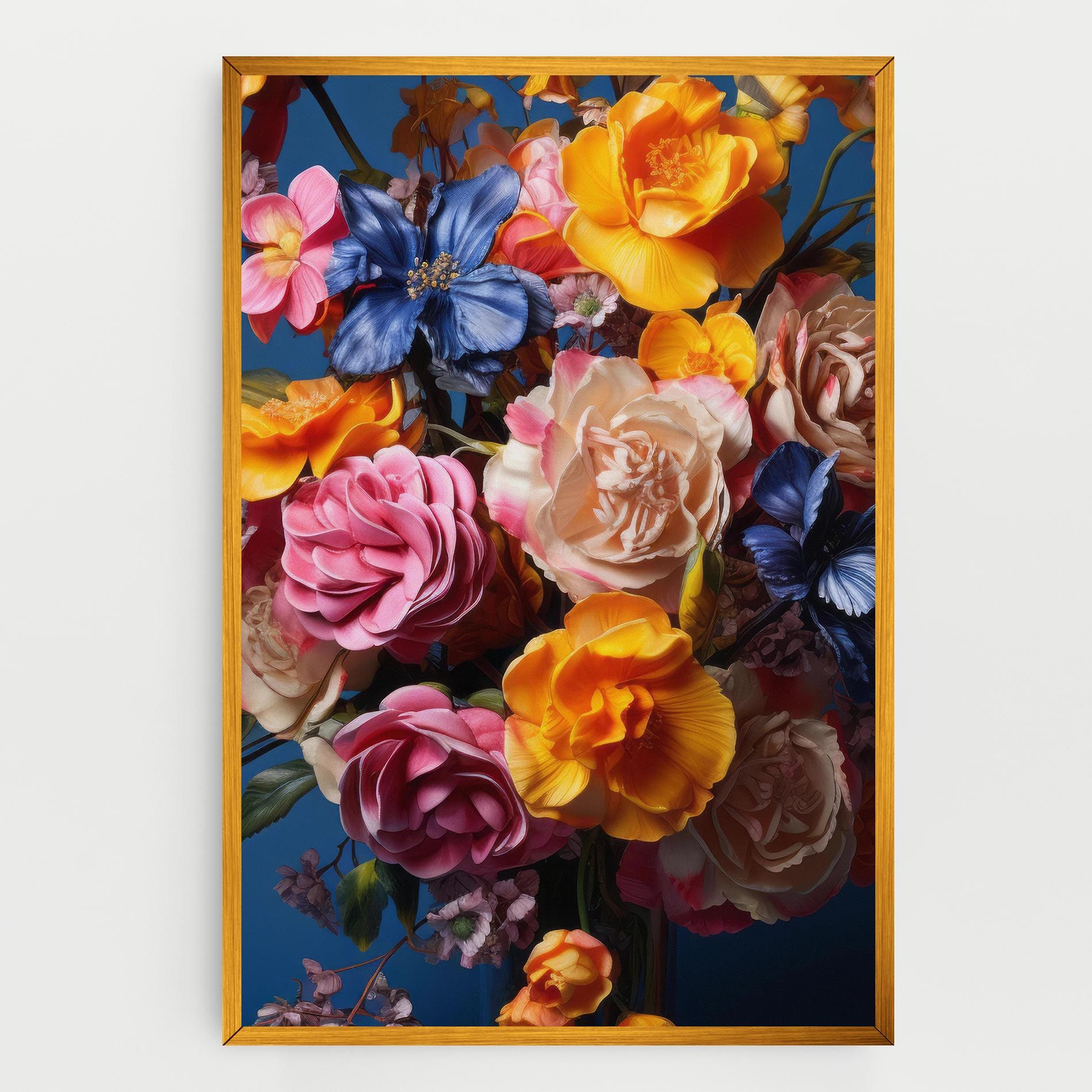 Colorful Flower Bouquet mockup 0