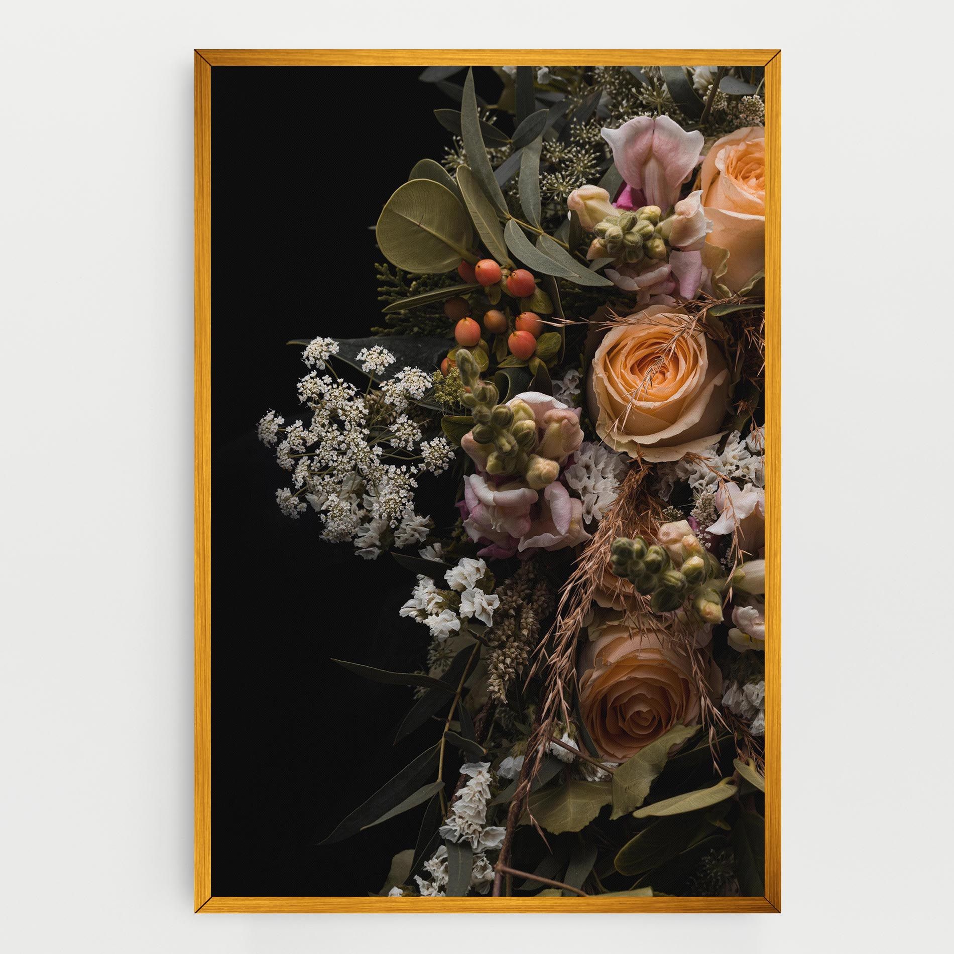 Dark Flower Bouquet mockup 0