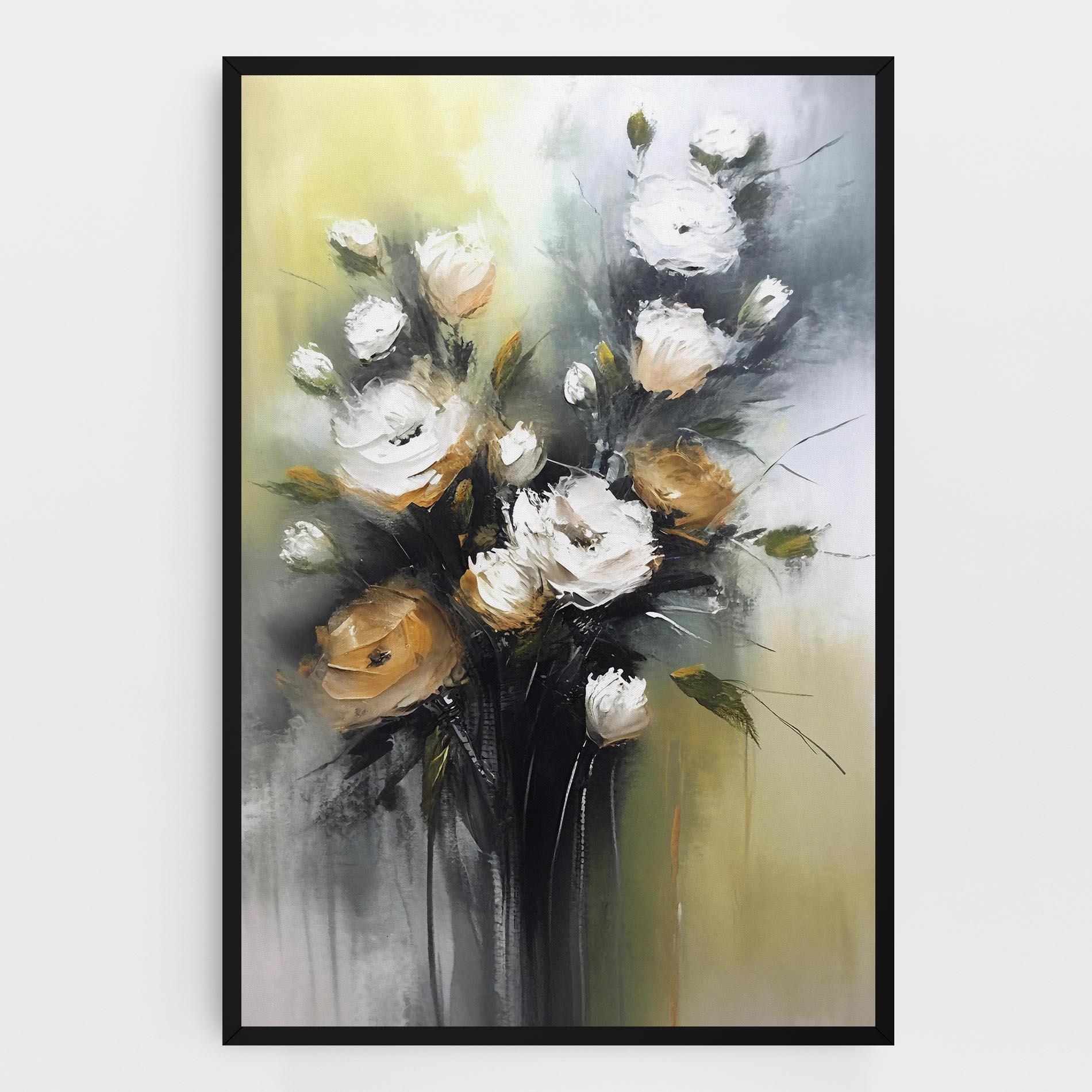 Leinwandbild Bouquet Painting mockup 0