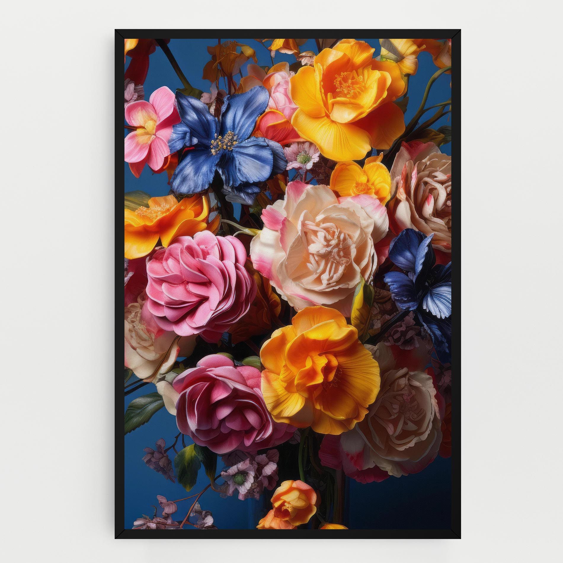 Colorful Flower Bouquet mockup 0