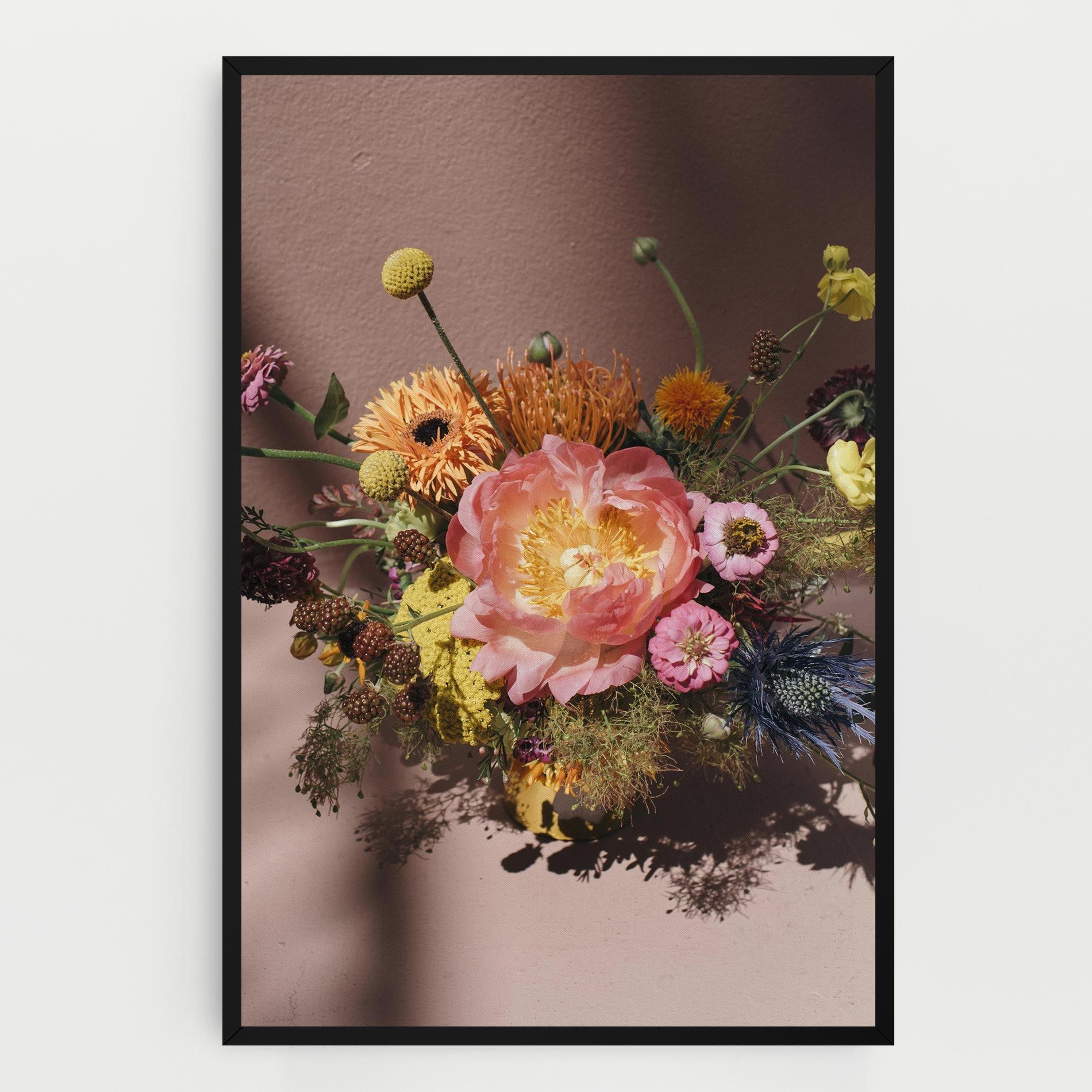 Pastel Orange Bouquet mockup 0