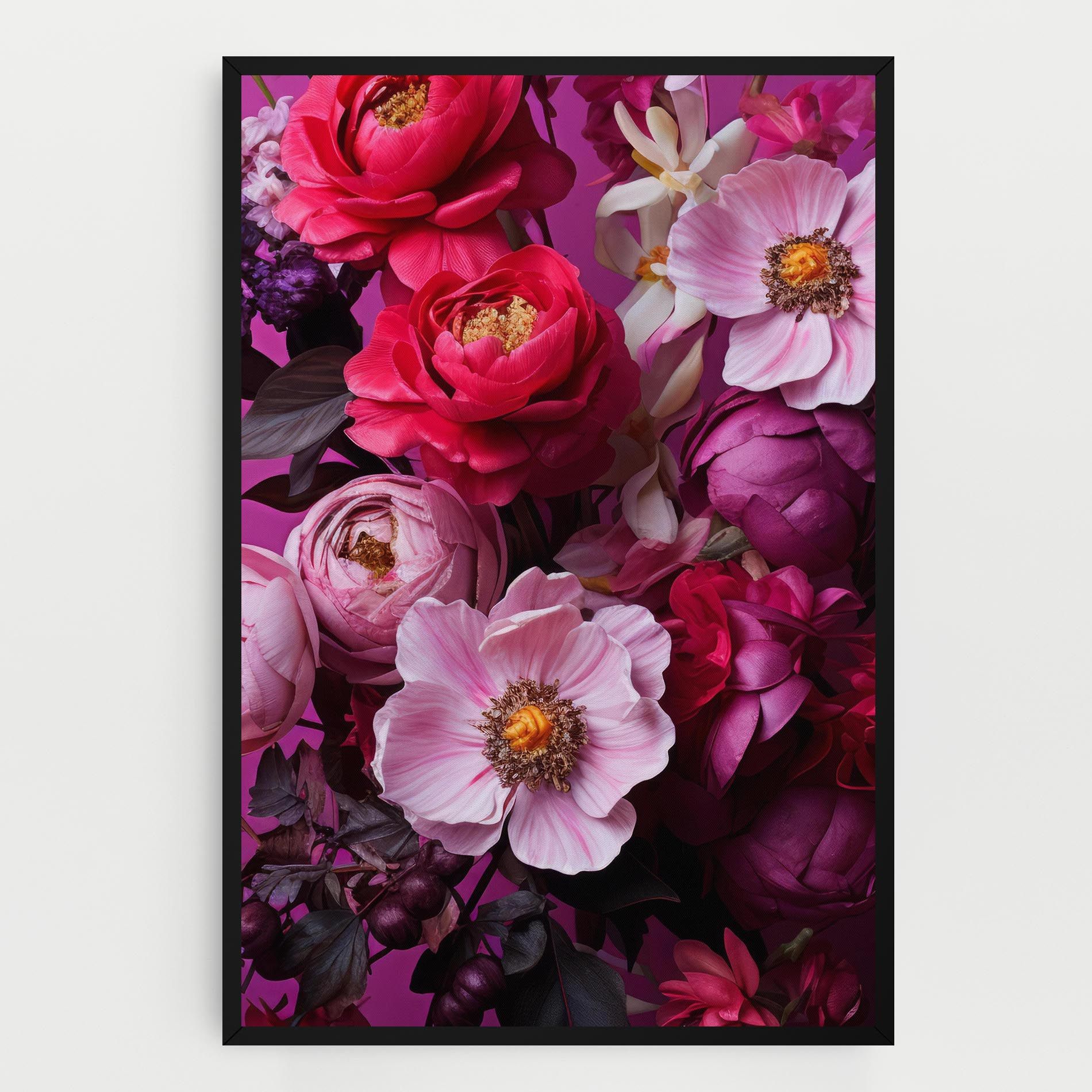 Pink Red Bouquet mockup 0