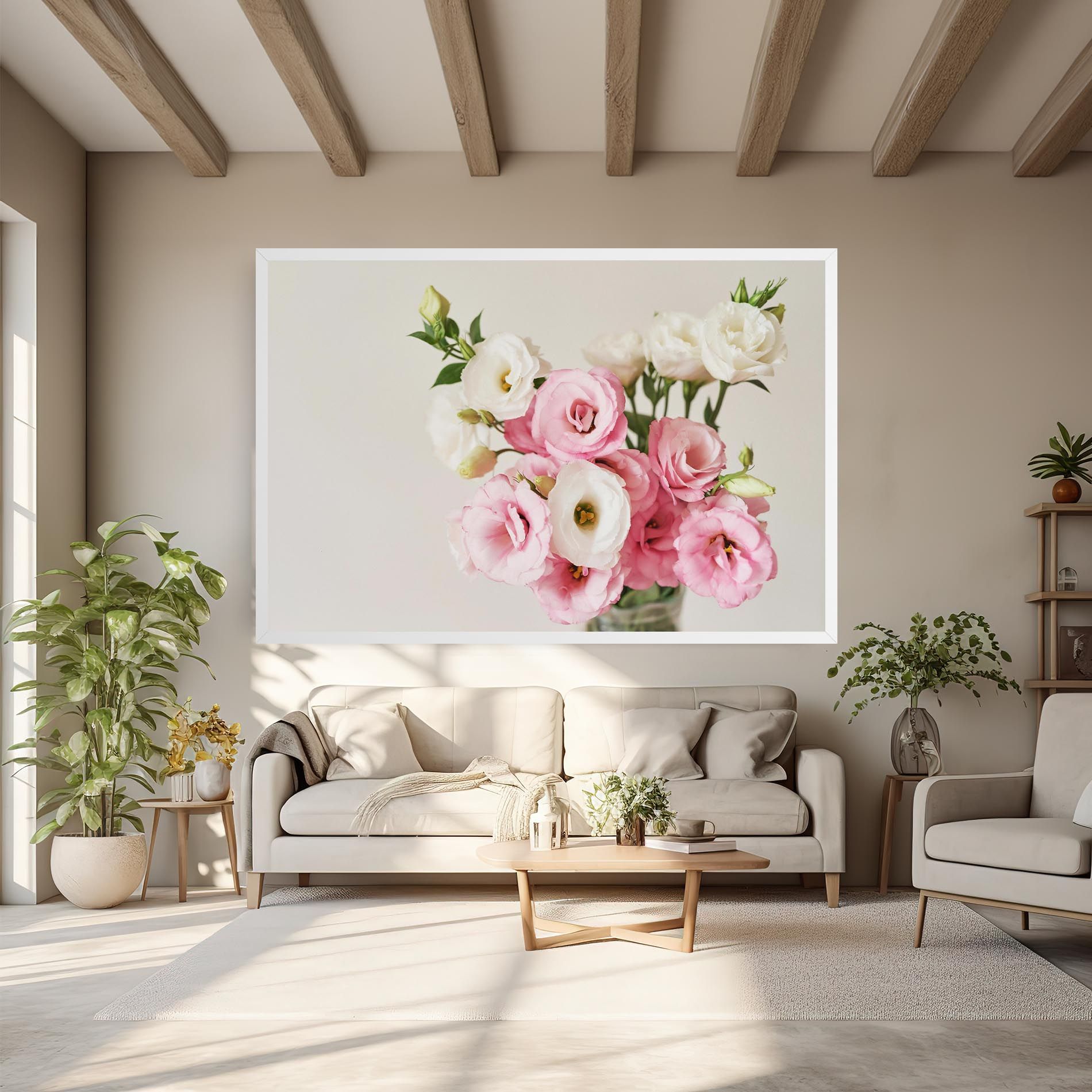 Cute Pink Flowers mockup 6