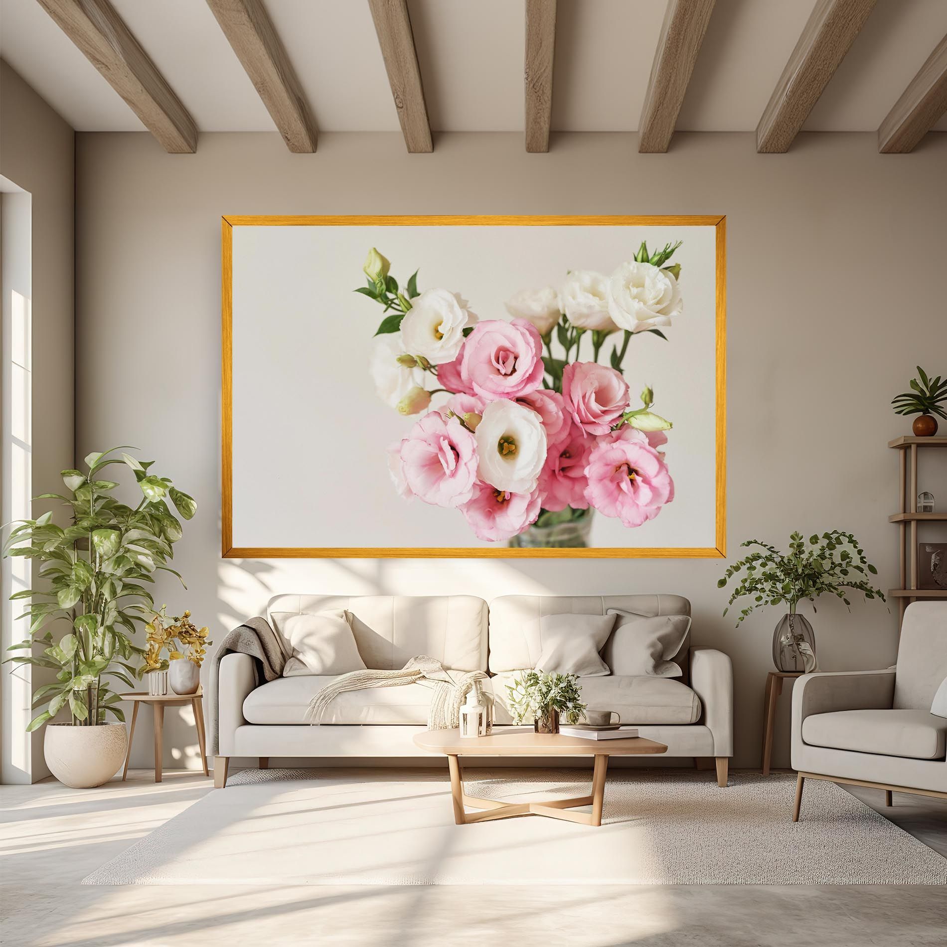 Cute Pink Flowers mockup 6