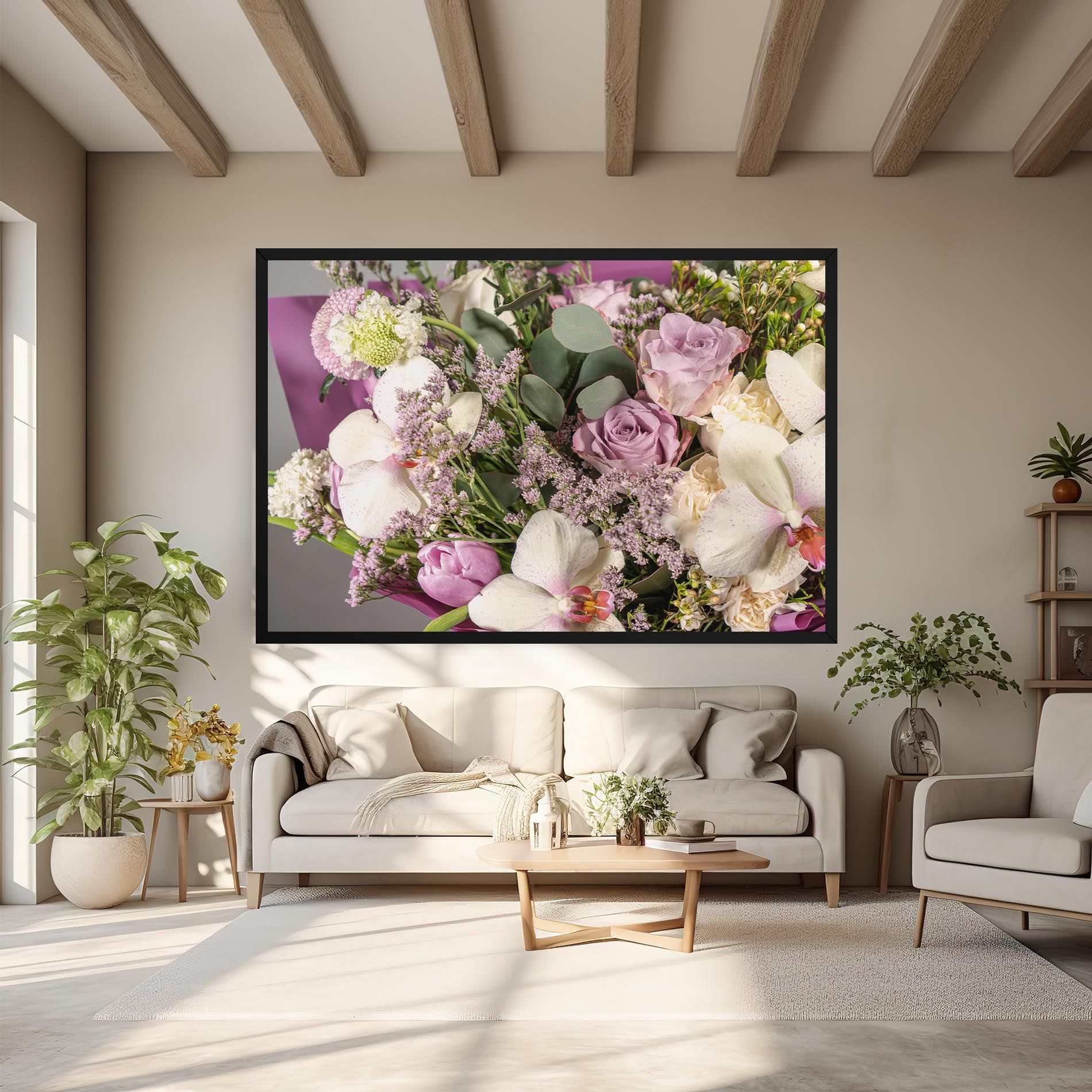 Cute Purple Bouquet mockup 6