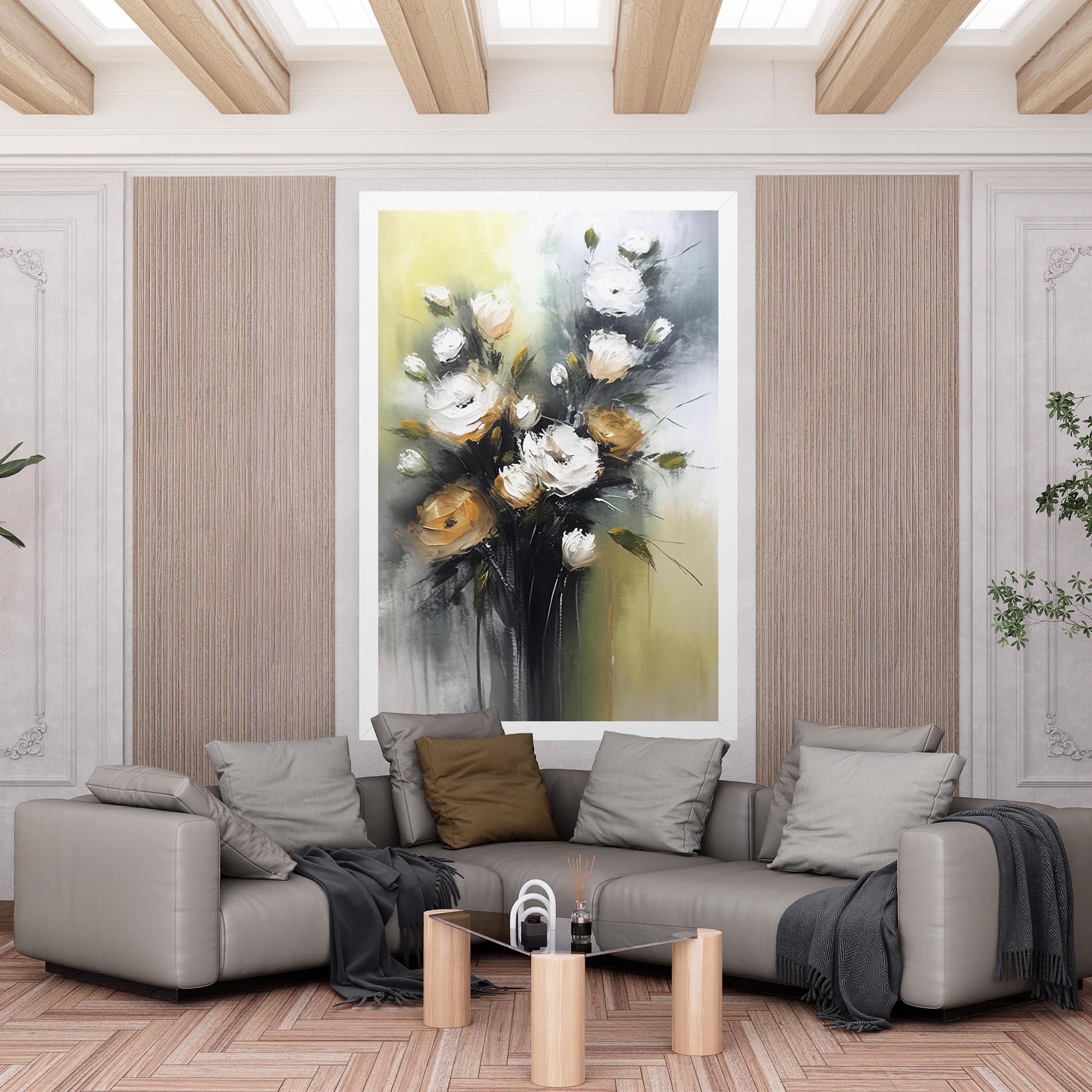 Bouquet Painting mockup 6
