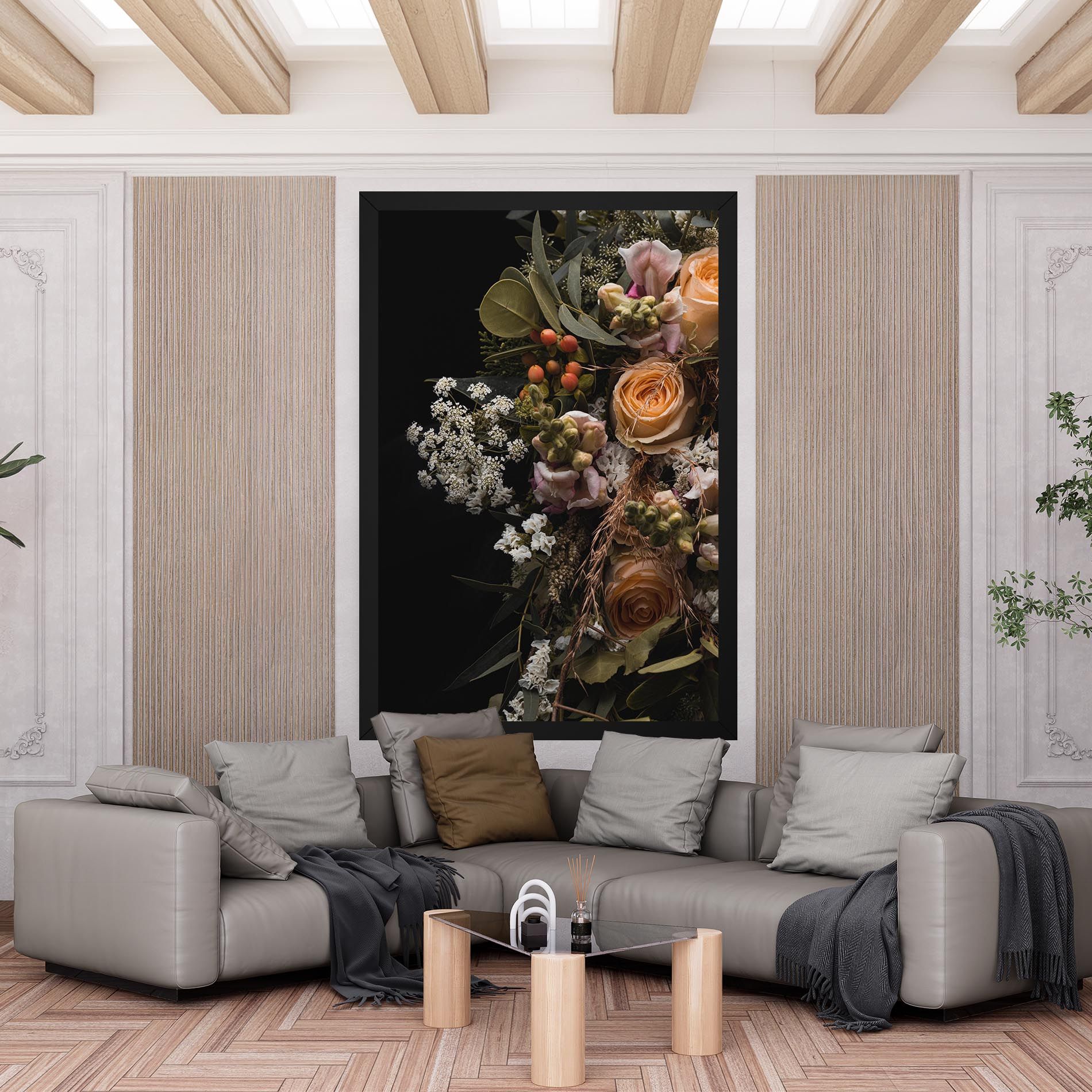 Dark Flower Bouquet mockup 6