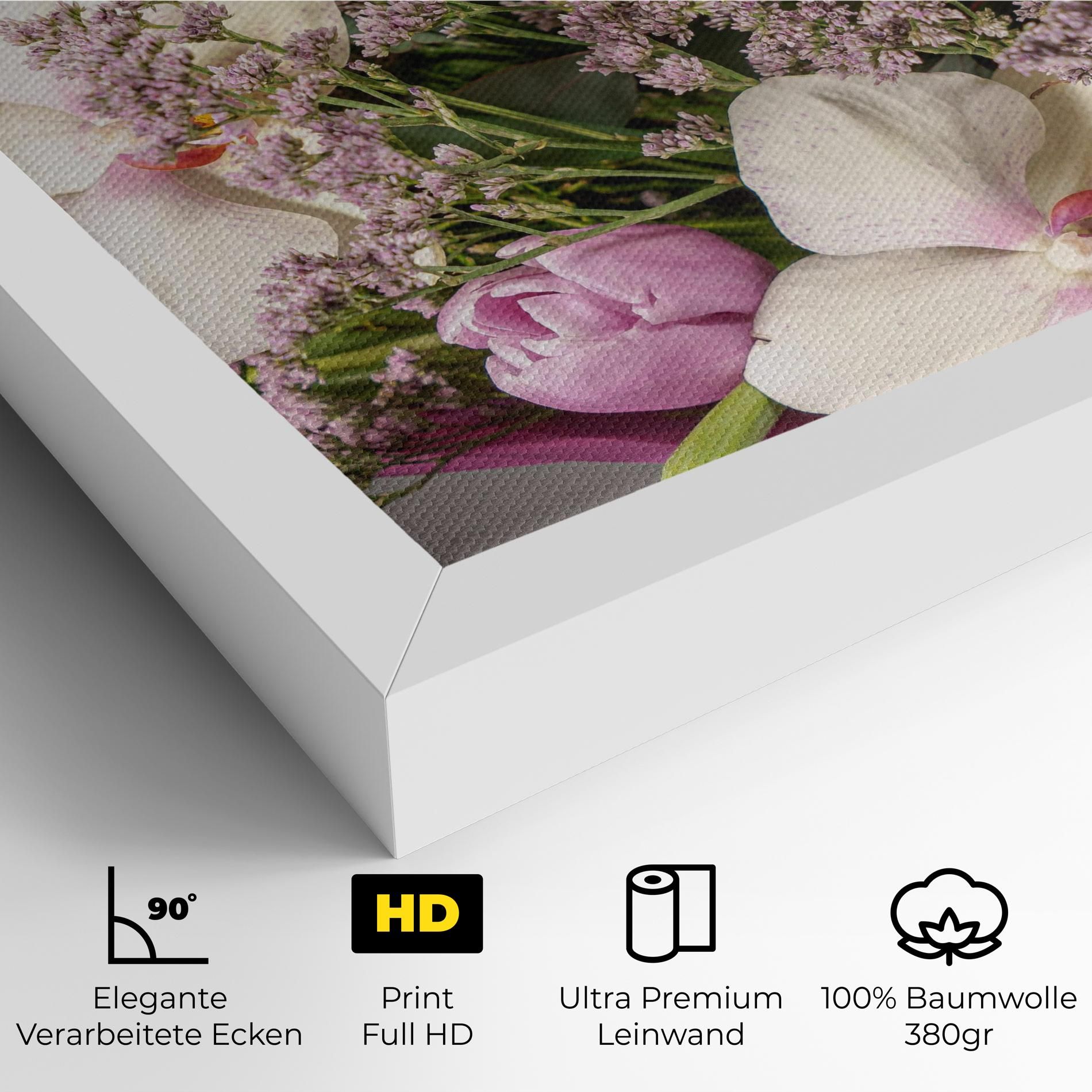 Cute Purple Bouquet mockup 4