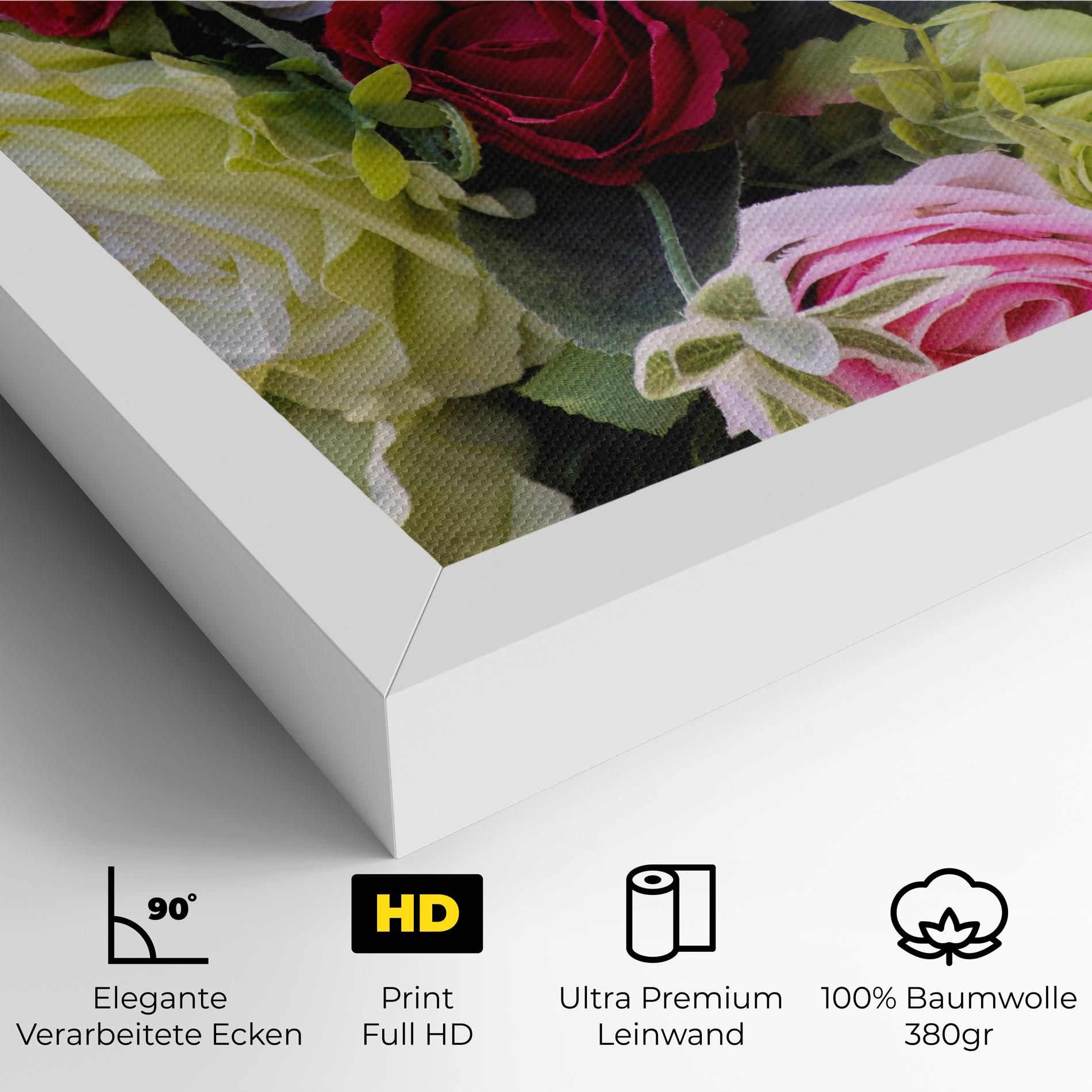 Mixed Roses Bouquet mockup 4