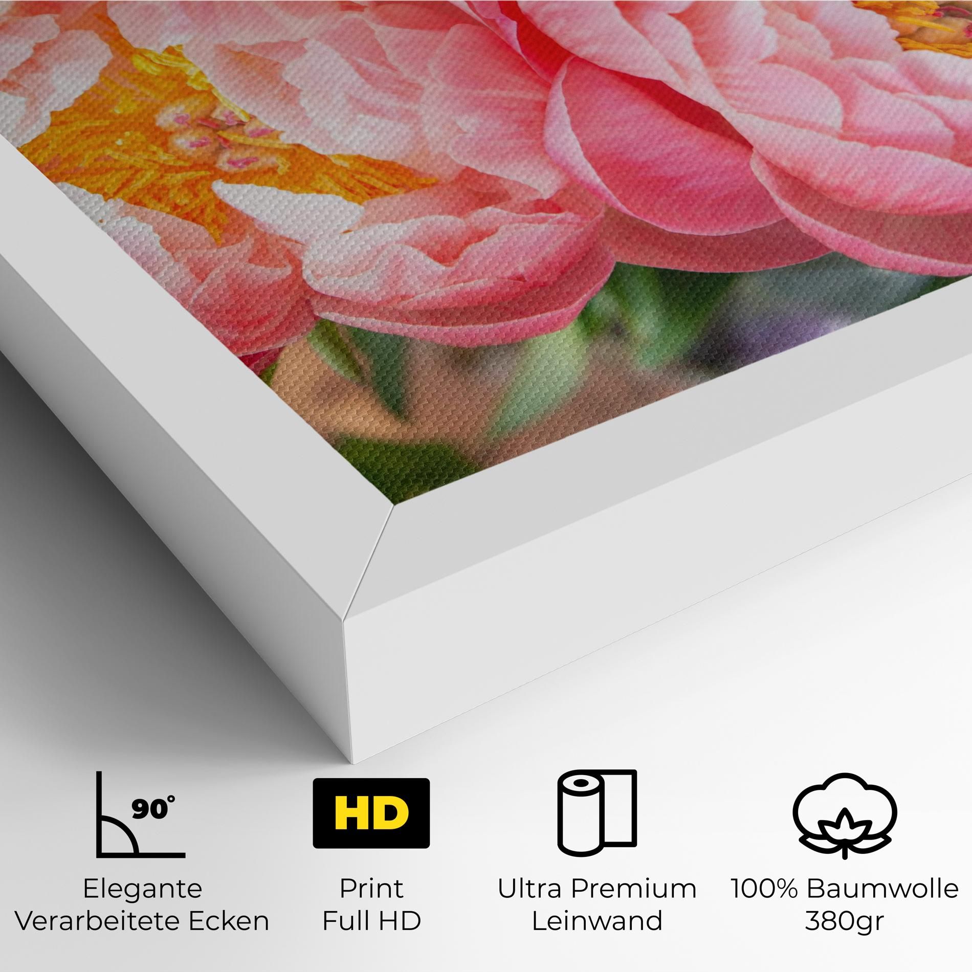 Opened Peonies Bouquet mockup 4