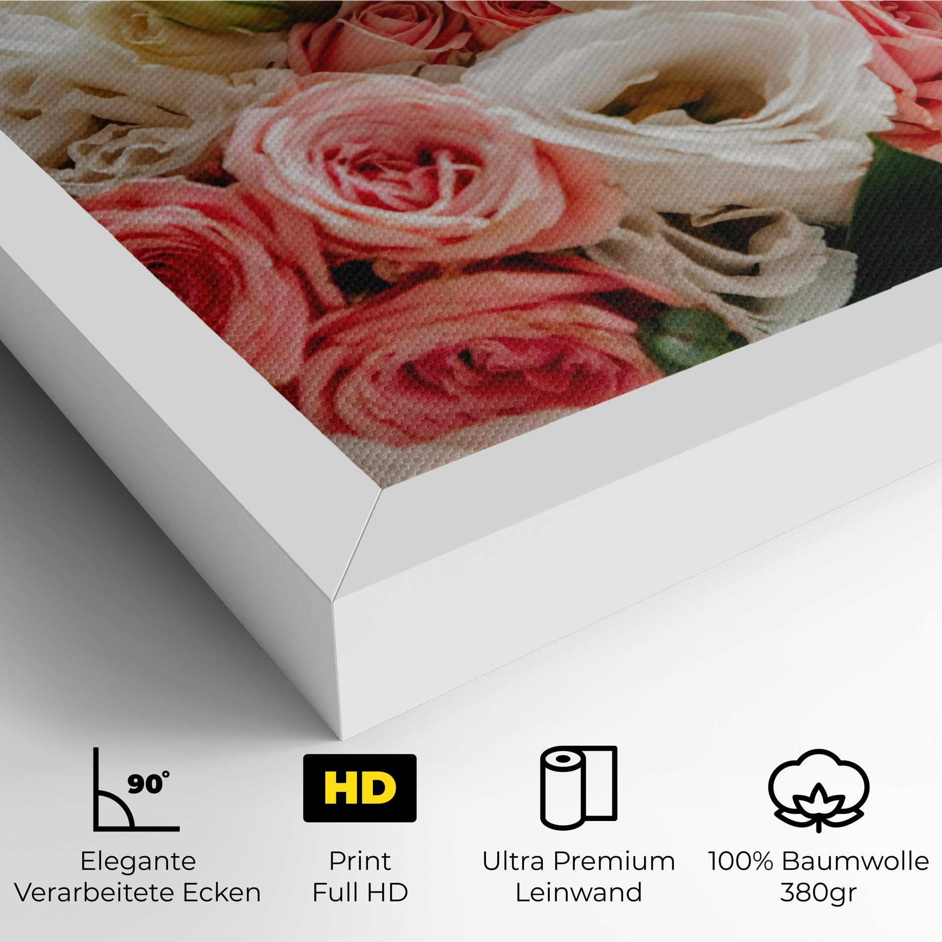 Pink Beautiful Bouquet mockup 4