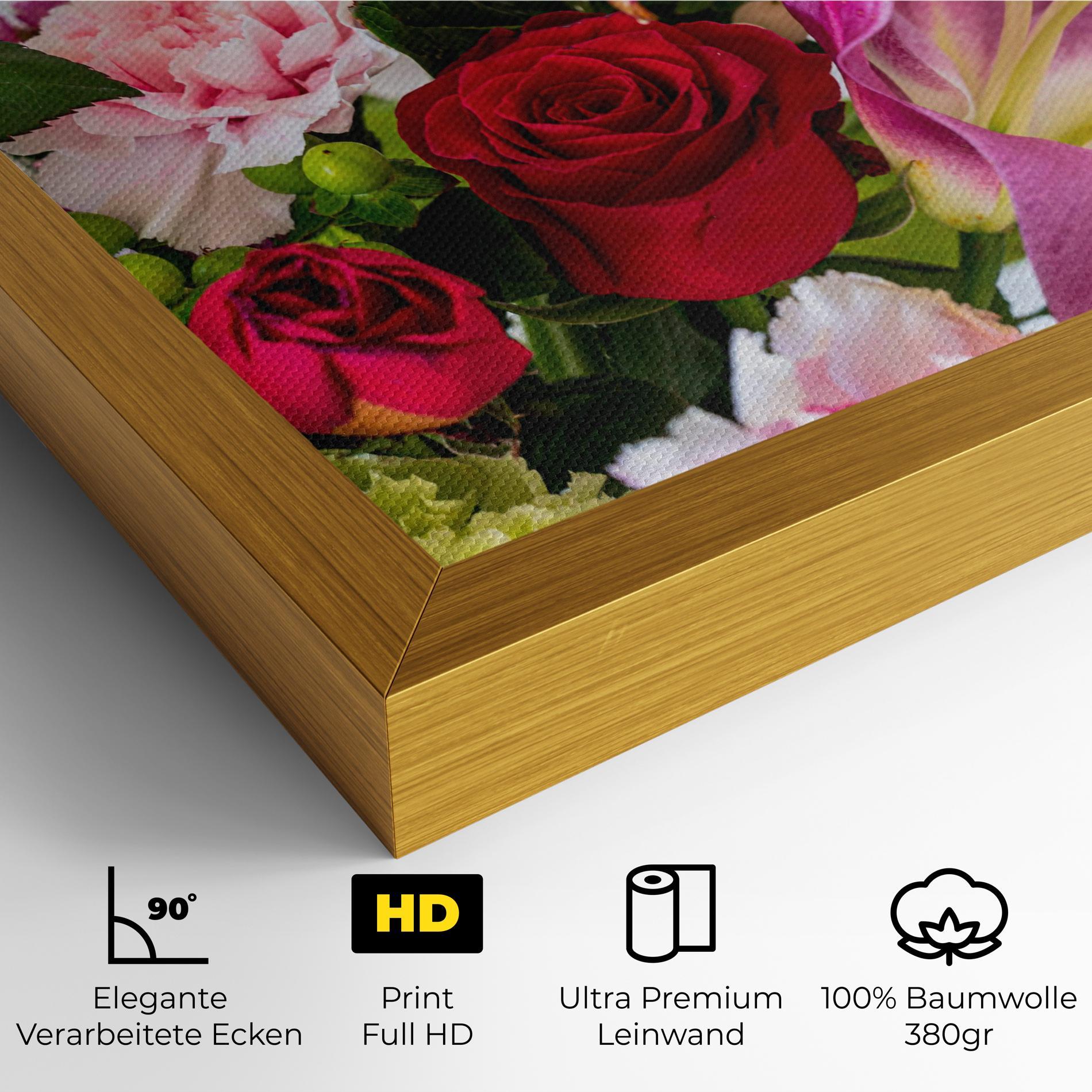 Leinwandbild Bouquet mockup 4