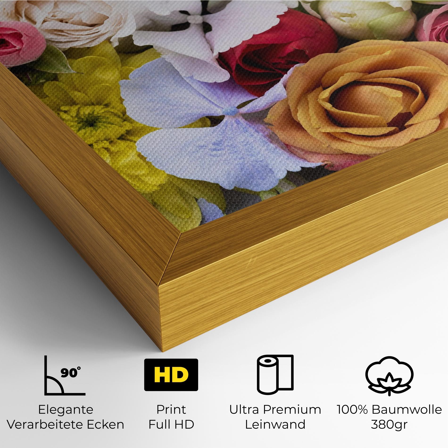 Color Mix Flower Bouquet mockup 4