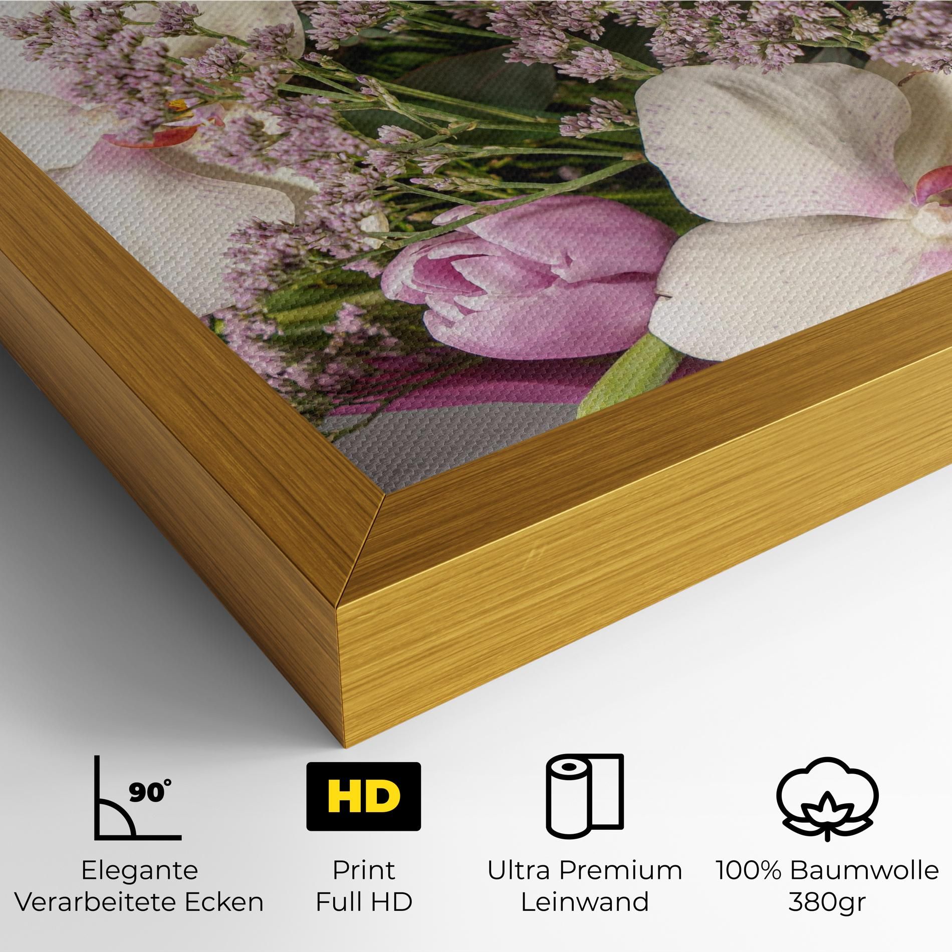 Cute Purple Bouquet mockup 4