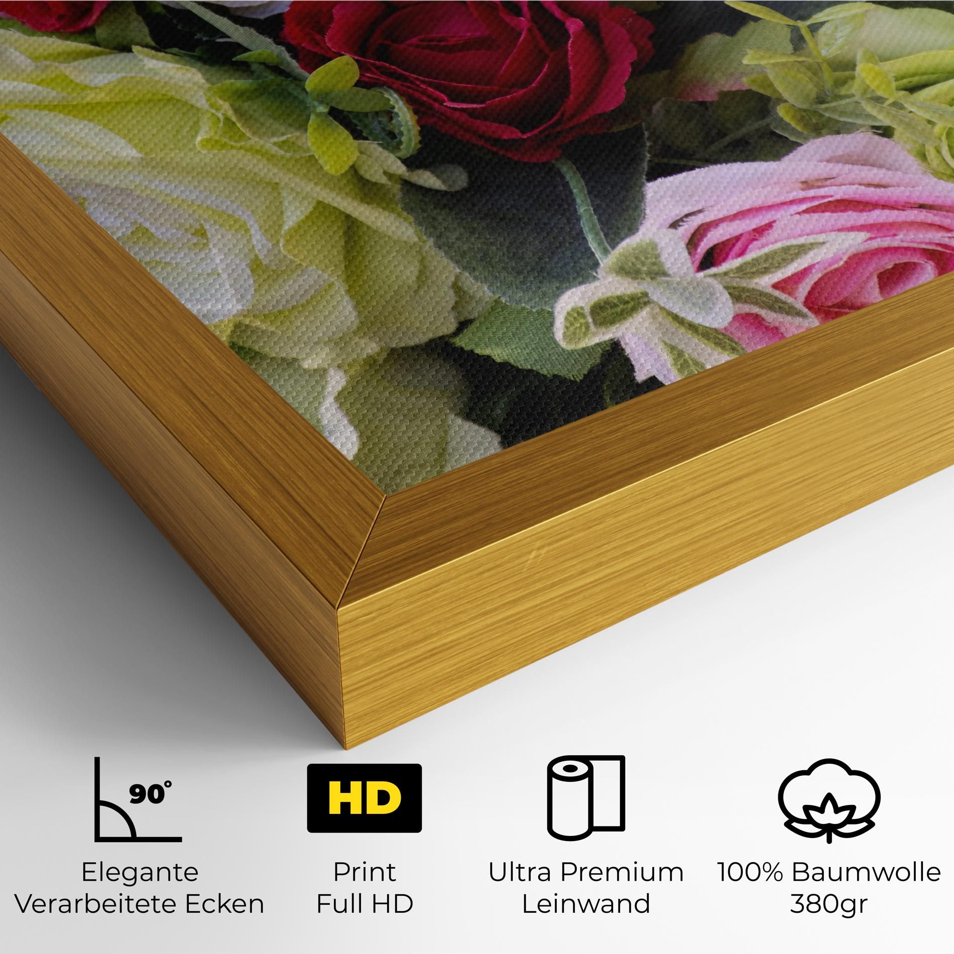 Mixed Roses Bouquet mockup 4