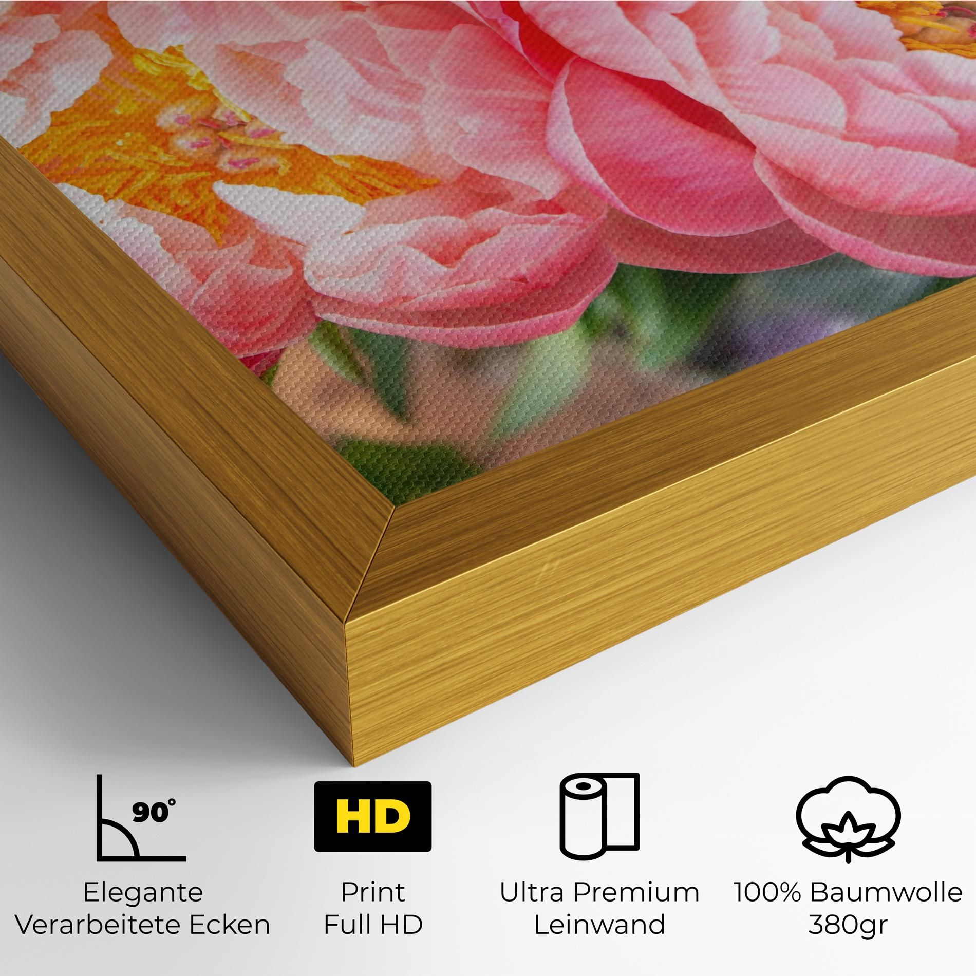 Opened Peonies Bouquet mockup 4