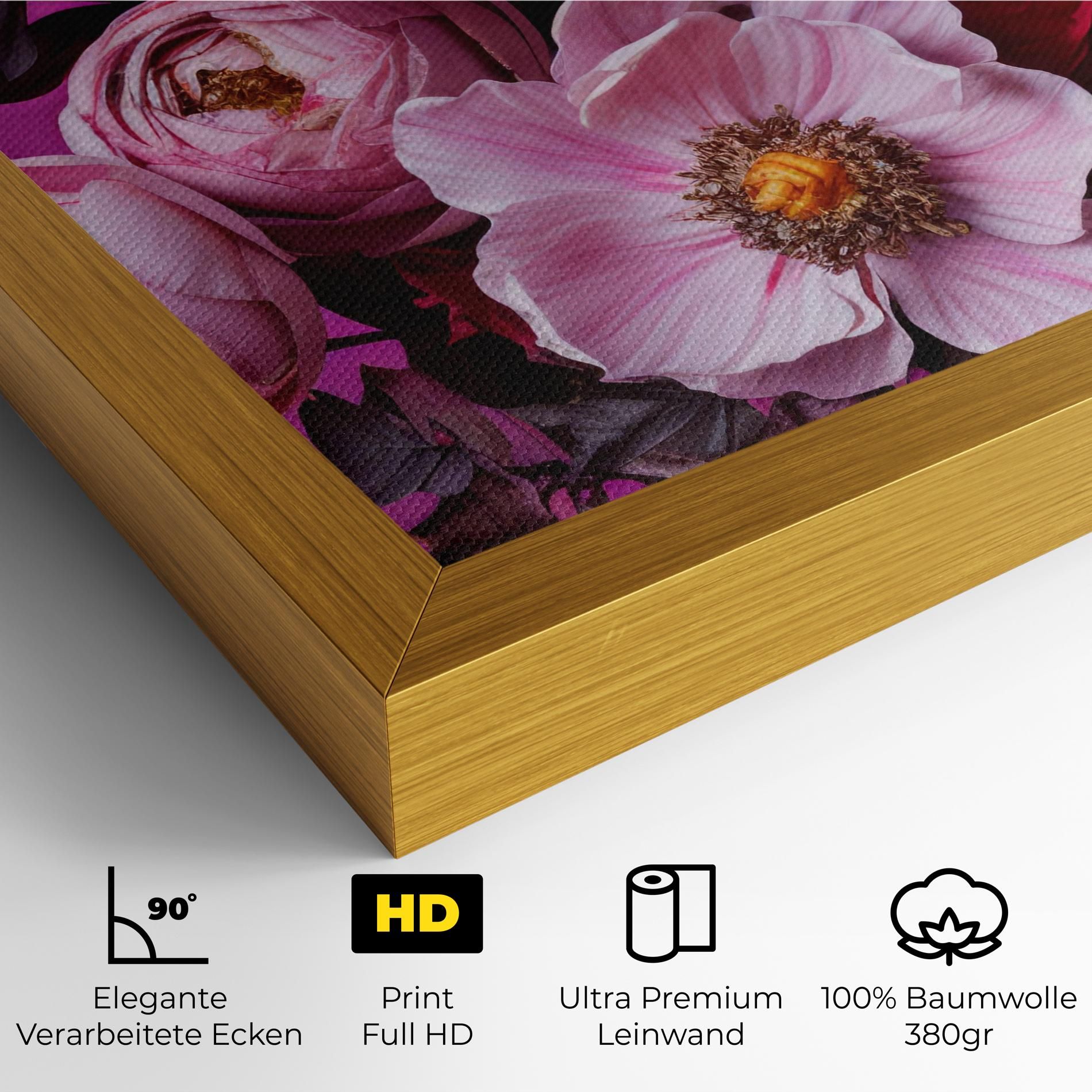 Pink Red Bouquet mockup 4