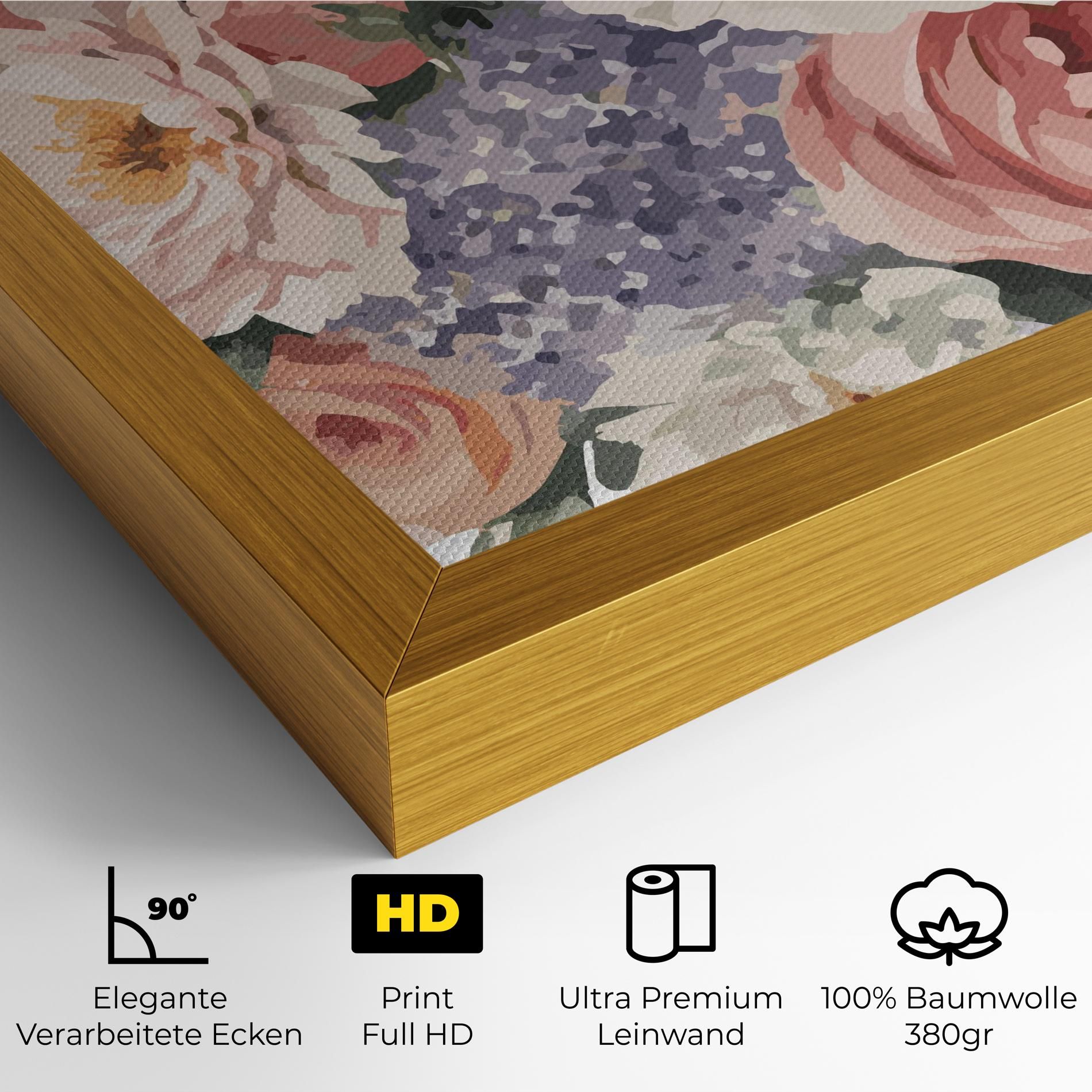 Pretty Watercolor Bouquet mockup 4