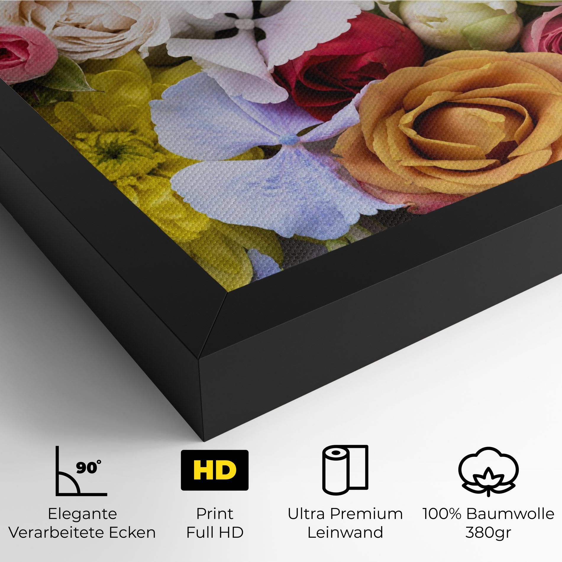 Color Mix Flower Bouquet mockup 4